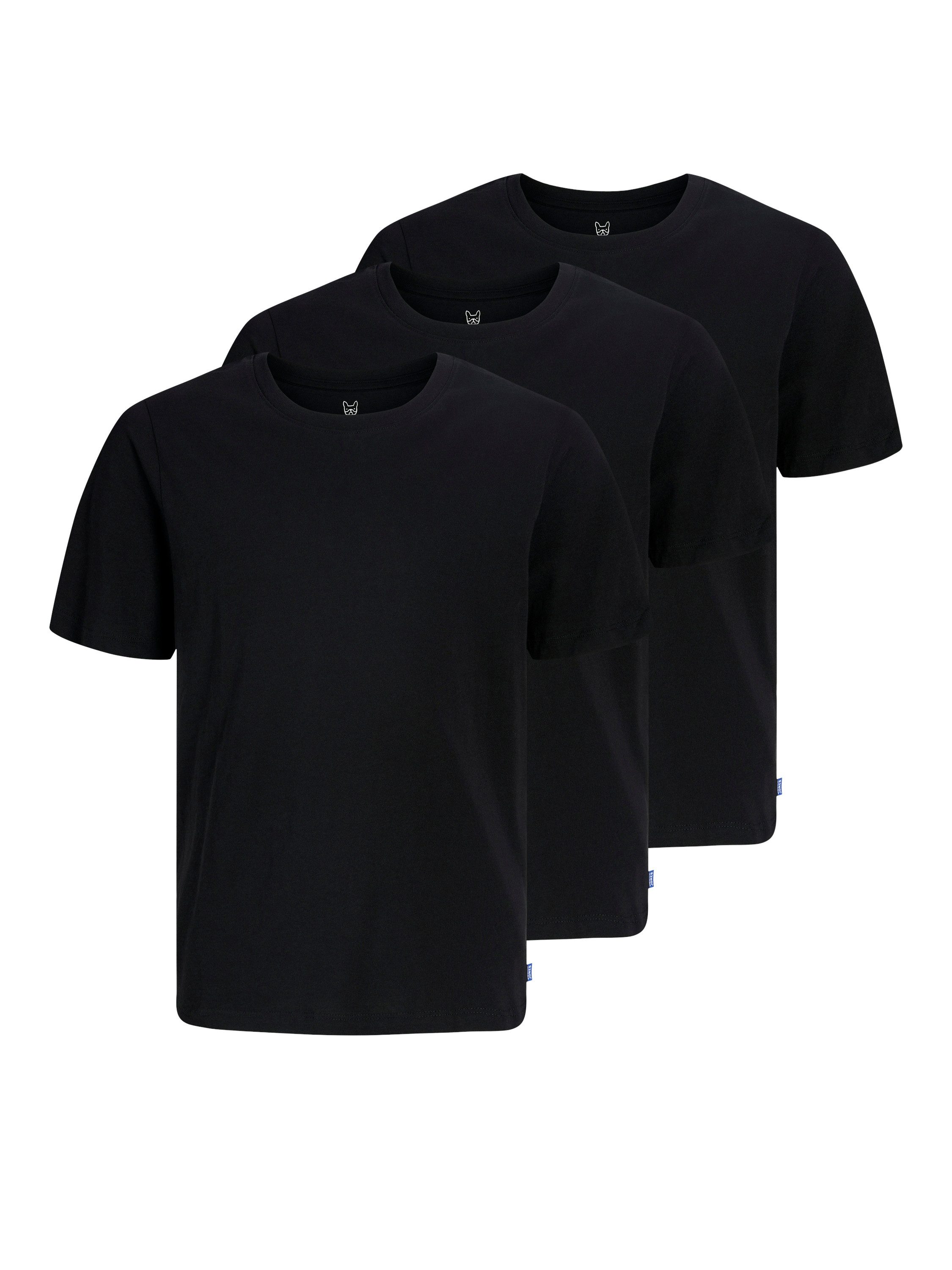 T-Shirt JJEORGANIC BASIC TEE SS 3PK MP NOOS JNR