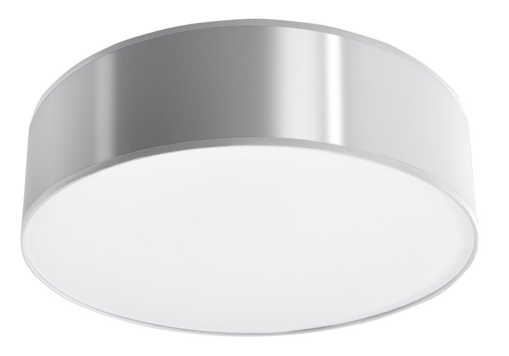 Licht-Erlebnisse Deckenleuchte ATISS, ohne Leuchtmittel, Deckenlampe rund Ø35cm modern Küche Flur Esszimmer Wohnzimmer