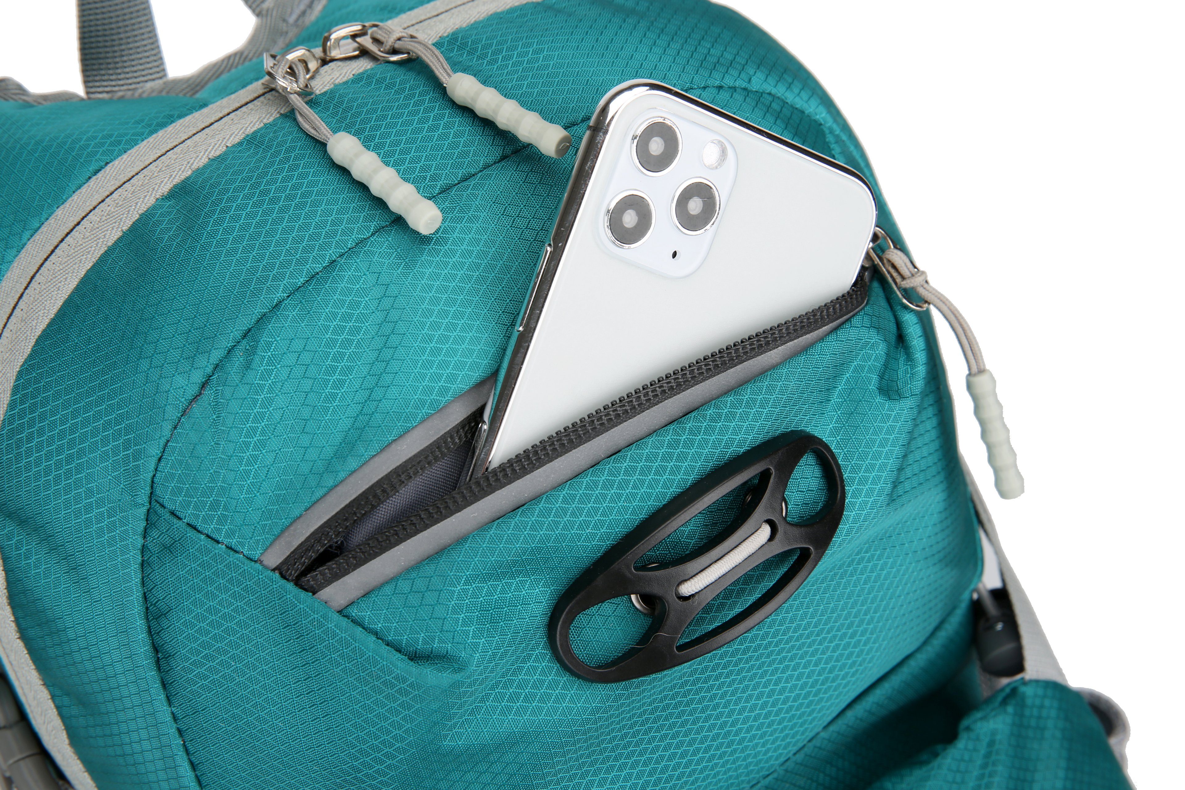 RAIKOU Fahrradrucksack 18L Reflexstreifen Helmabdeckung Trinkrucksack Wasserdicht, Radsport Hydration