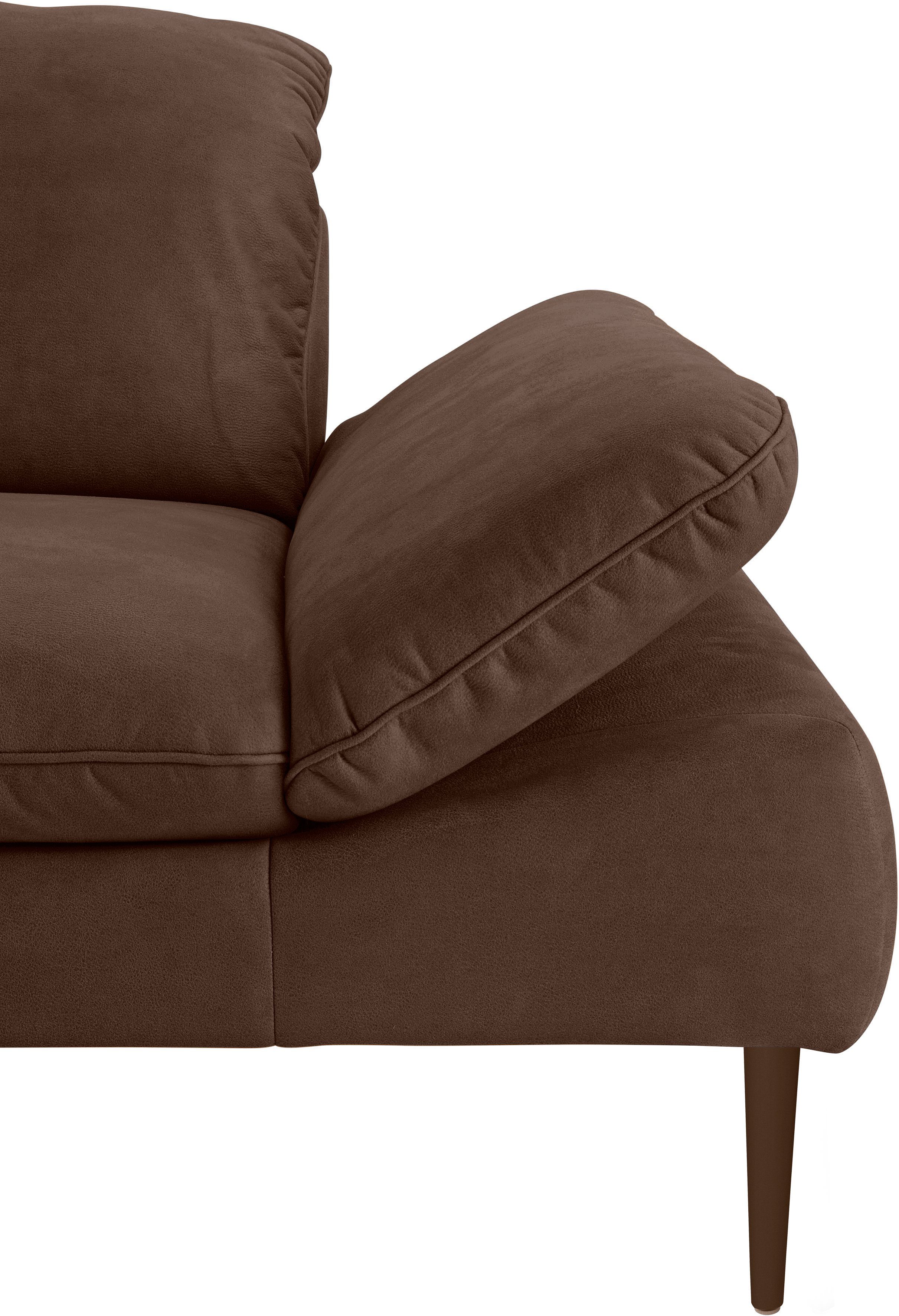 pulverbeschichtet, enjoy&MORE, Breite W.SCHILLIG 2,5-Sitzer cm bronze Sitztiefenverstellung, Füße 232