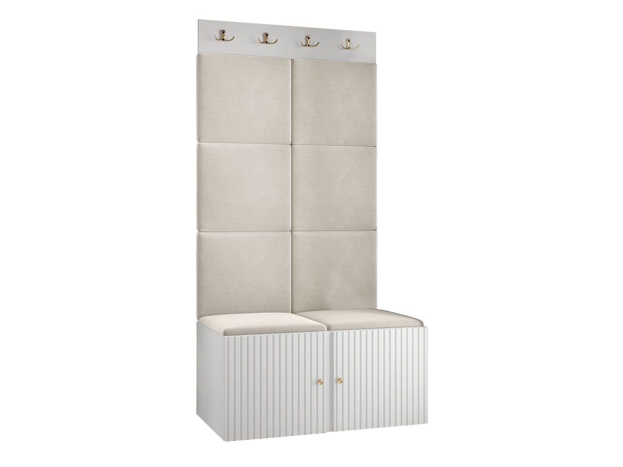 MIRJAN24 Garderoben-Set Orion Ryfel Slim IV, (Schuhschrank, Kleiderhakenbre günstig online kaufen