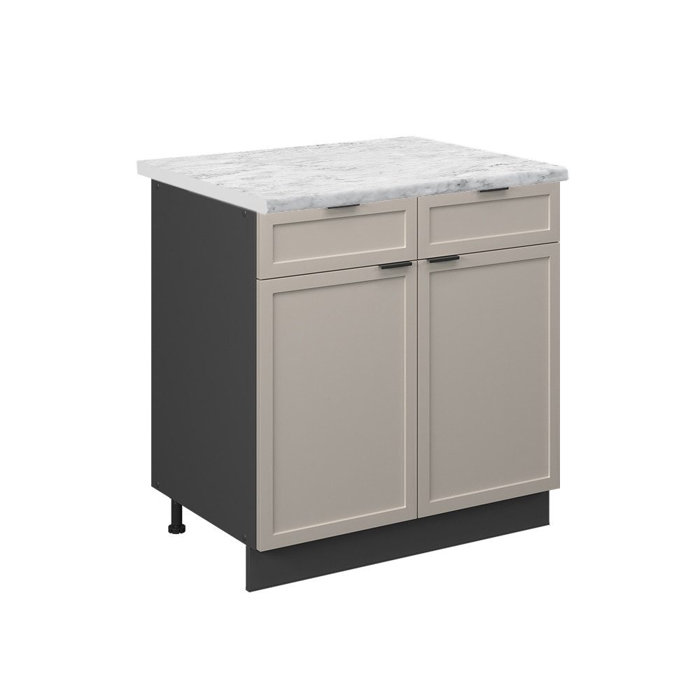 Vicco Unterschrank Fame-Line, GrauBeige/Anthrazit, 80 cm, günstig online kaufen