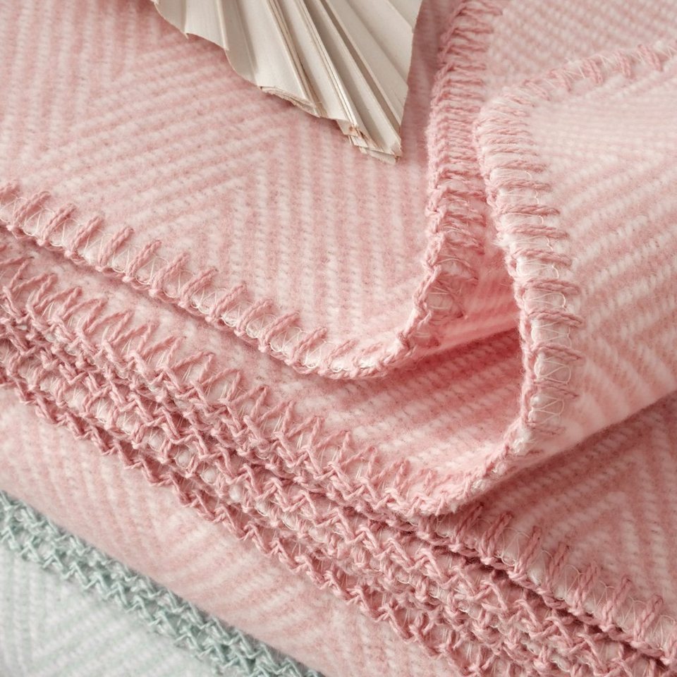 Wolldecke leichte Decke Finn Made in Germany - Kuscheldecken fürs Sofa,  RIEMA Germany, nachhaltig aus 100% biologischer Baumwolle, weiche Sofadecke  OEKO-TEX
