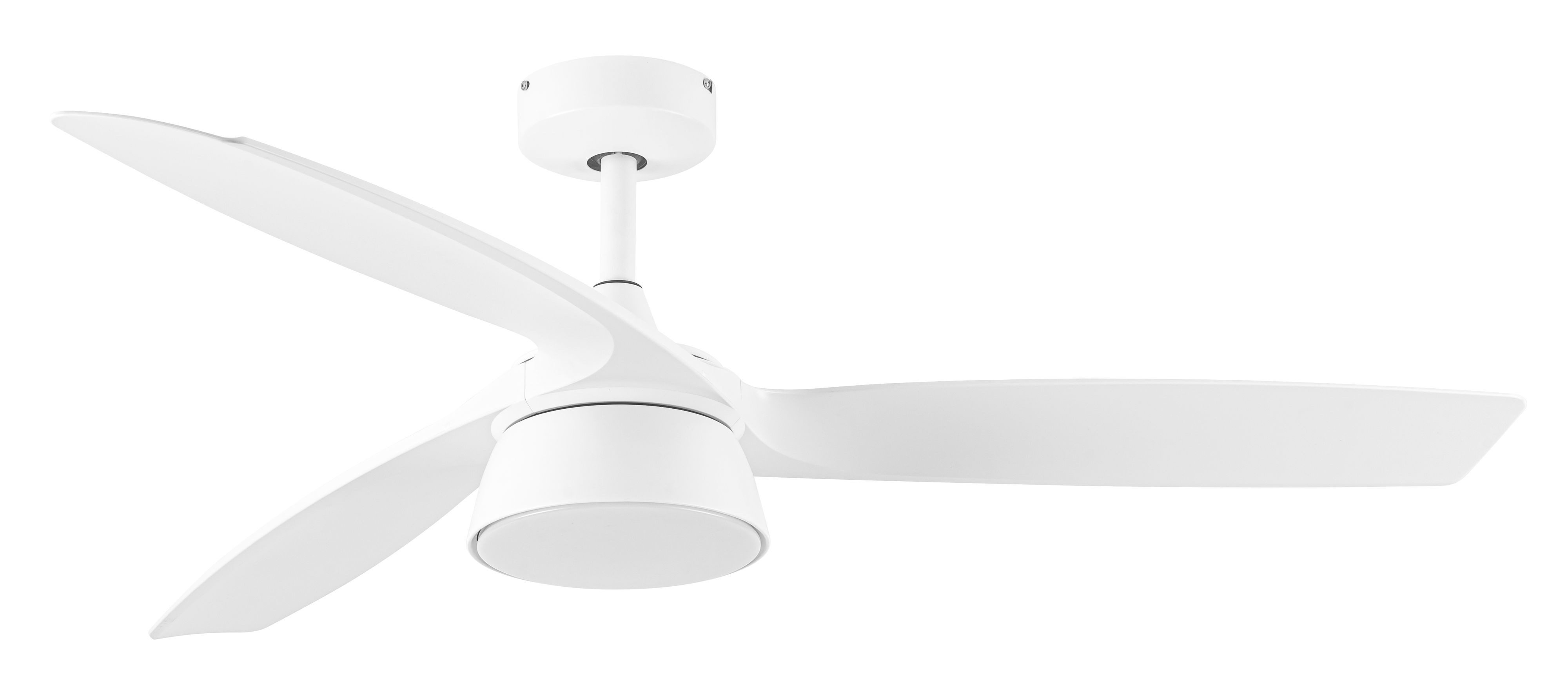 Lucci air Deckenventilator DC Deckenventilator Bronx Weiß mit LED & Fernbedienung, dimmbar