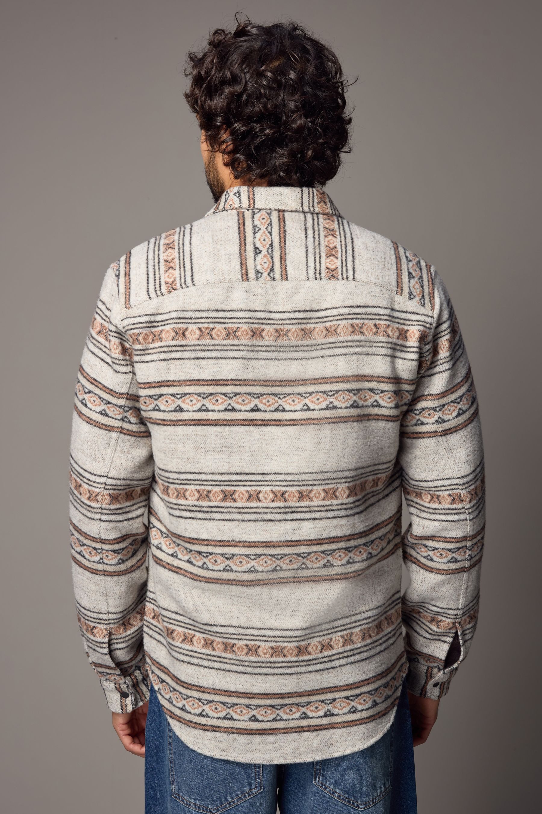 Next Hemdjacke Hemdjacke mit Muster im Navajo-Stil (1-St) günstig online kaufen