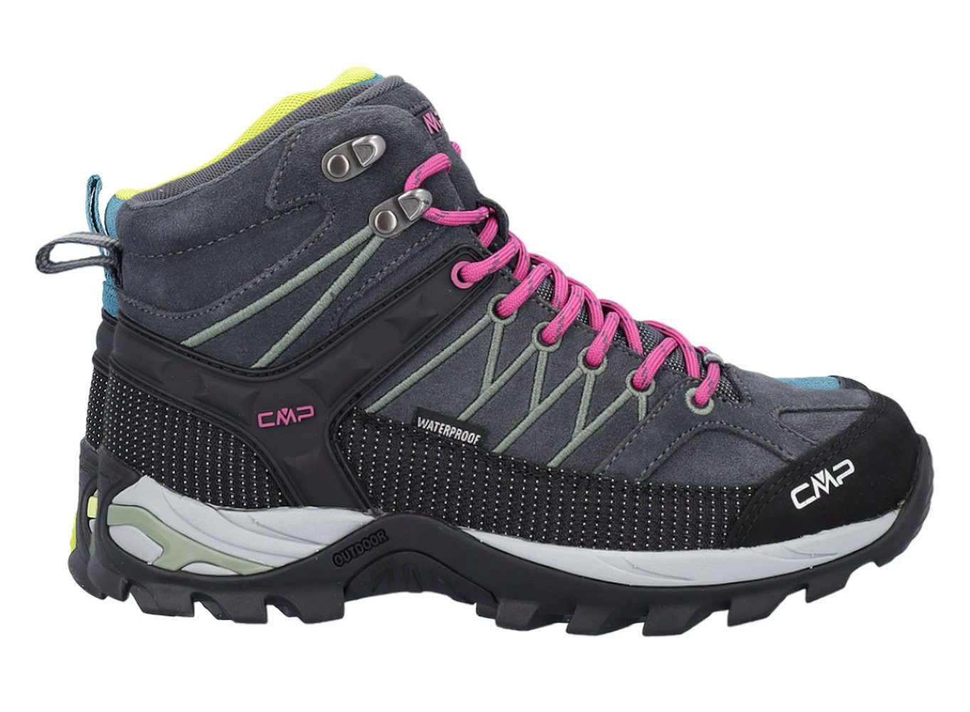 CMP Rigel Mid WP (Trekking, wasserdicht) anthrazitgrau/mineral Damen Wanderschuh