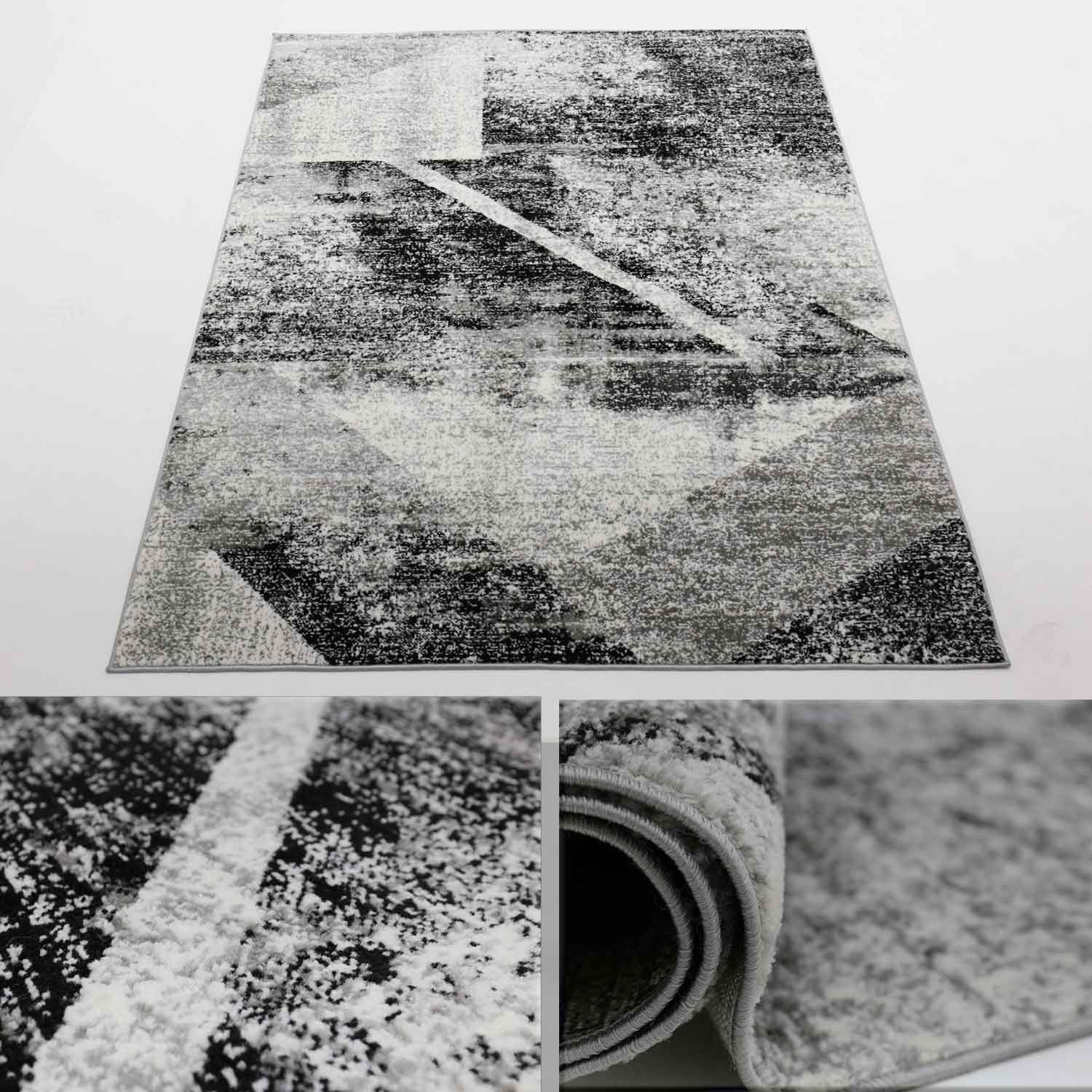 Vimoda Teppich Kurzflor Teppich Wohnzimmer, Rechteckig, Höhe: 5 mm, Läufer günstig online kaufen