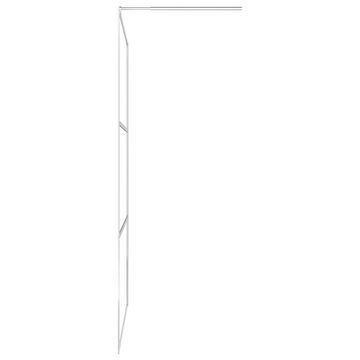 vidaXL Duschwand Duschwand für Begehbare Dusche mit Klarem ESG-Glas 100x195 cm