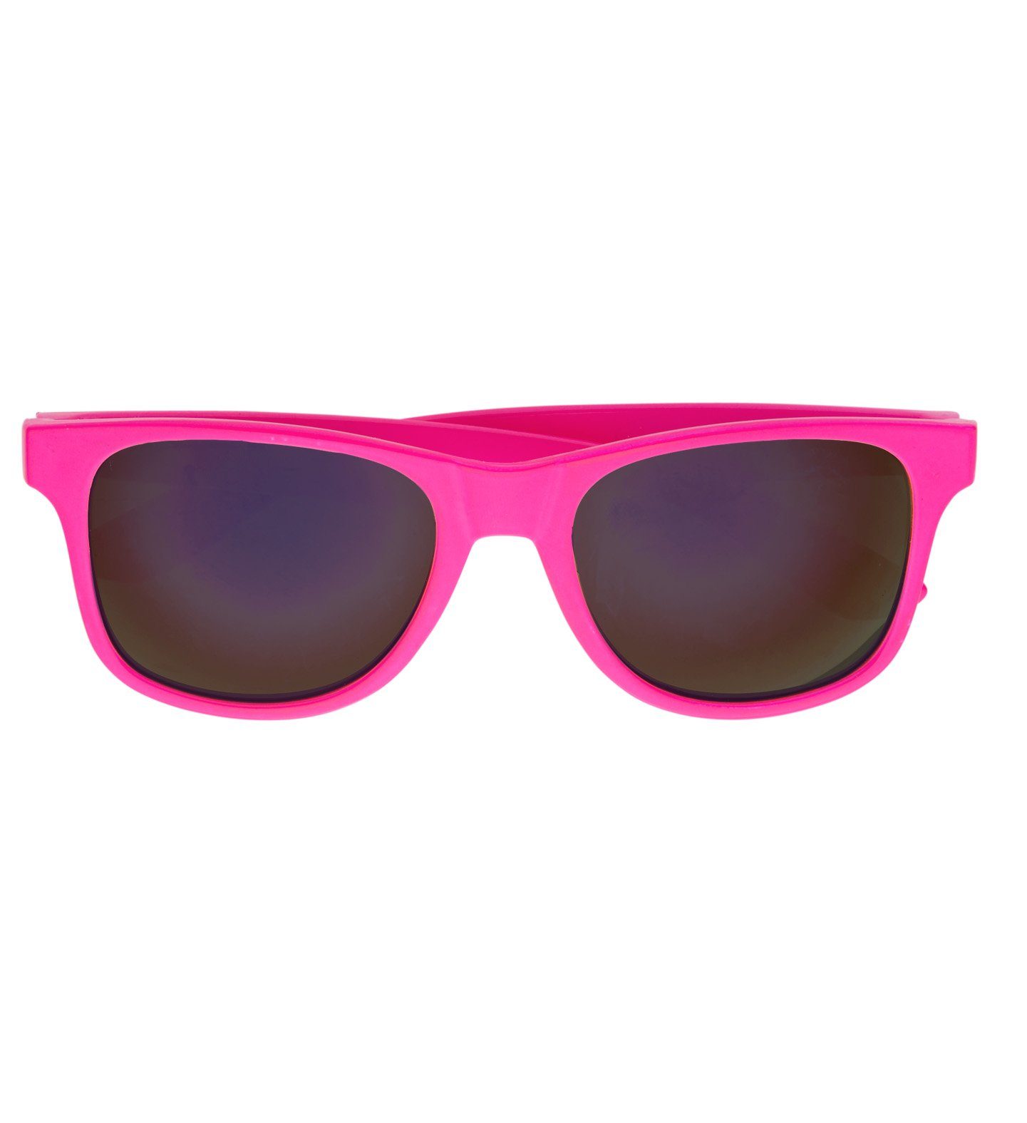 Widmann S.r.l. Verkleidungsmaske 80er Jahre Brille mit Revo Gläsern, Neon Pink
