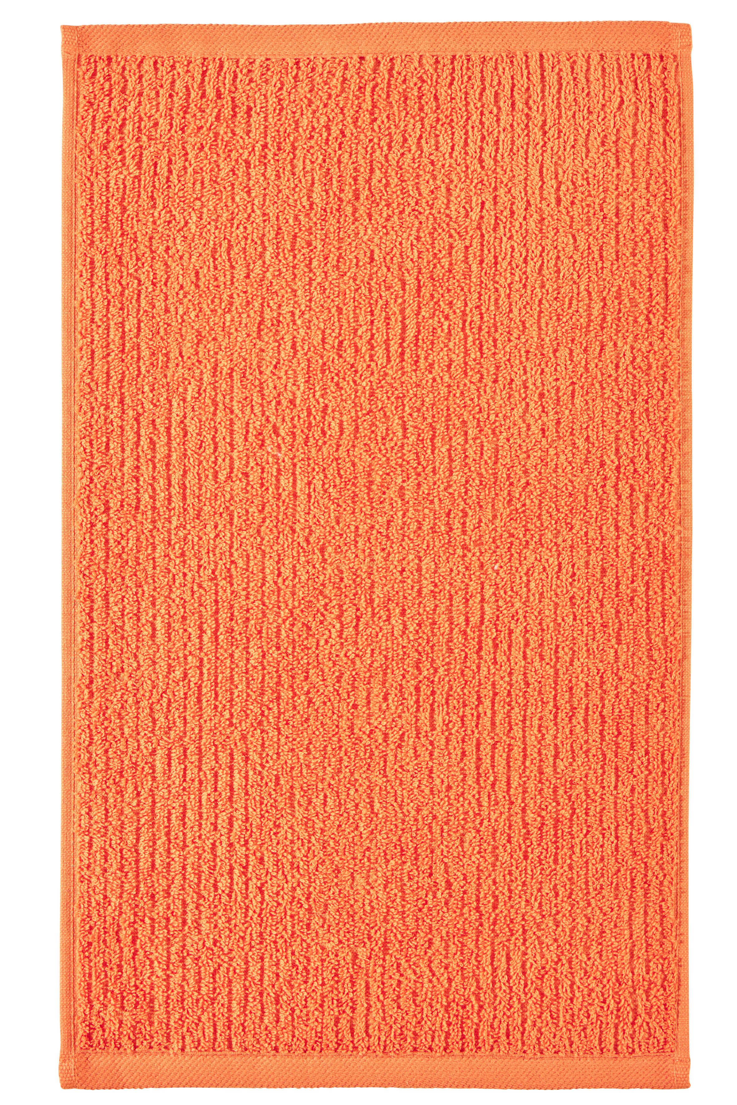 OTTO home Gästehandtücher Riva, 30x50, Premium Handtücher, 500 gr/m², Webfrottier (3-St), Hoch-Tief-Struktur, Streifen, weich, 5 Jahre Garantie – Bild 4 von 5