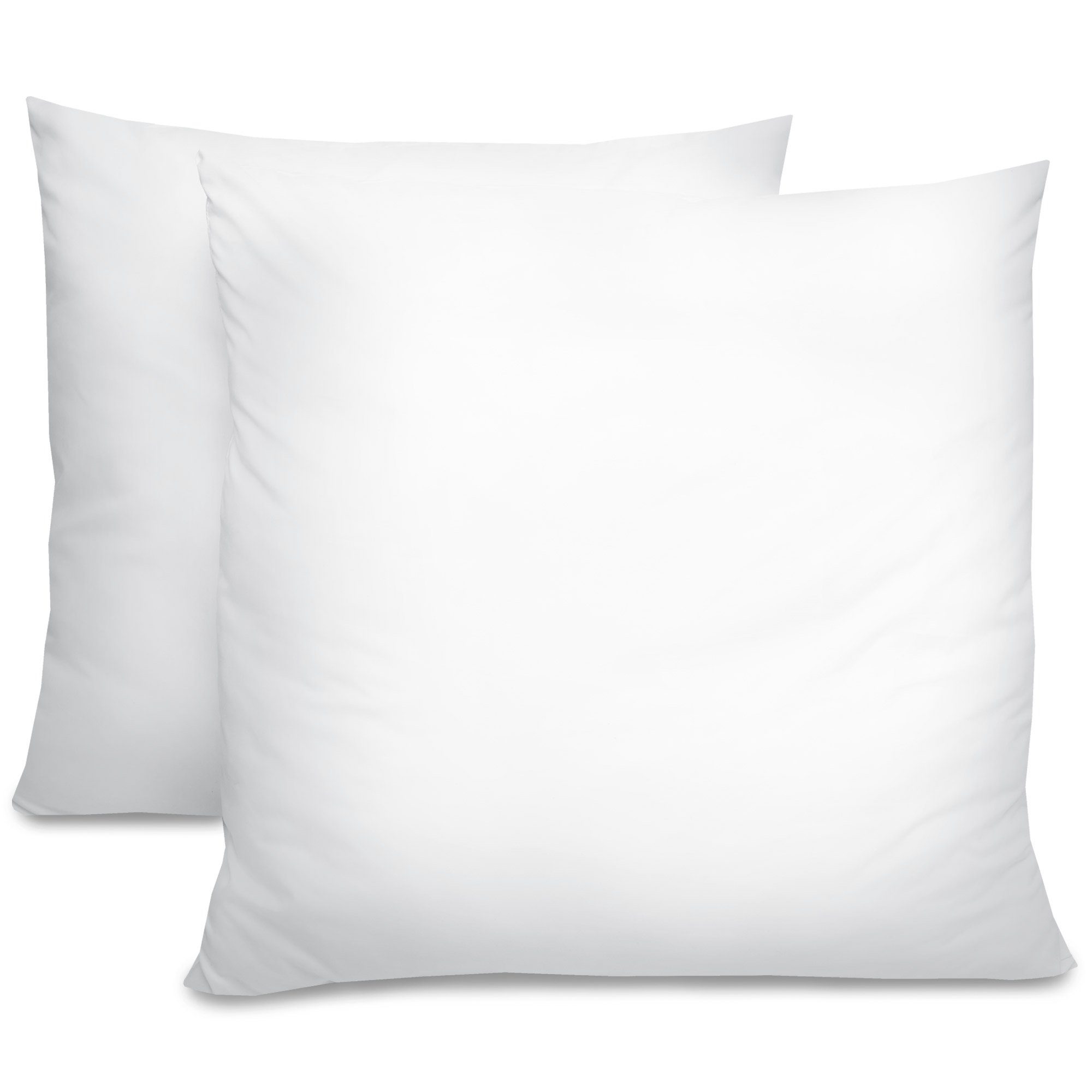 Beautissu Kopfkissen Allergiker Kopfkissen 2er Set BeauNuit UK, 80x80cm, Allergiker Kopfkissen 80x80 cm 2er Set – Mikrofaser Steppkissen 800g