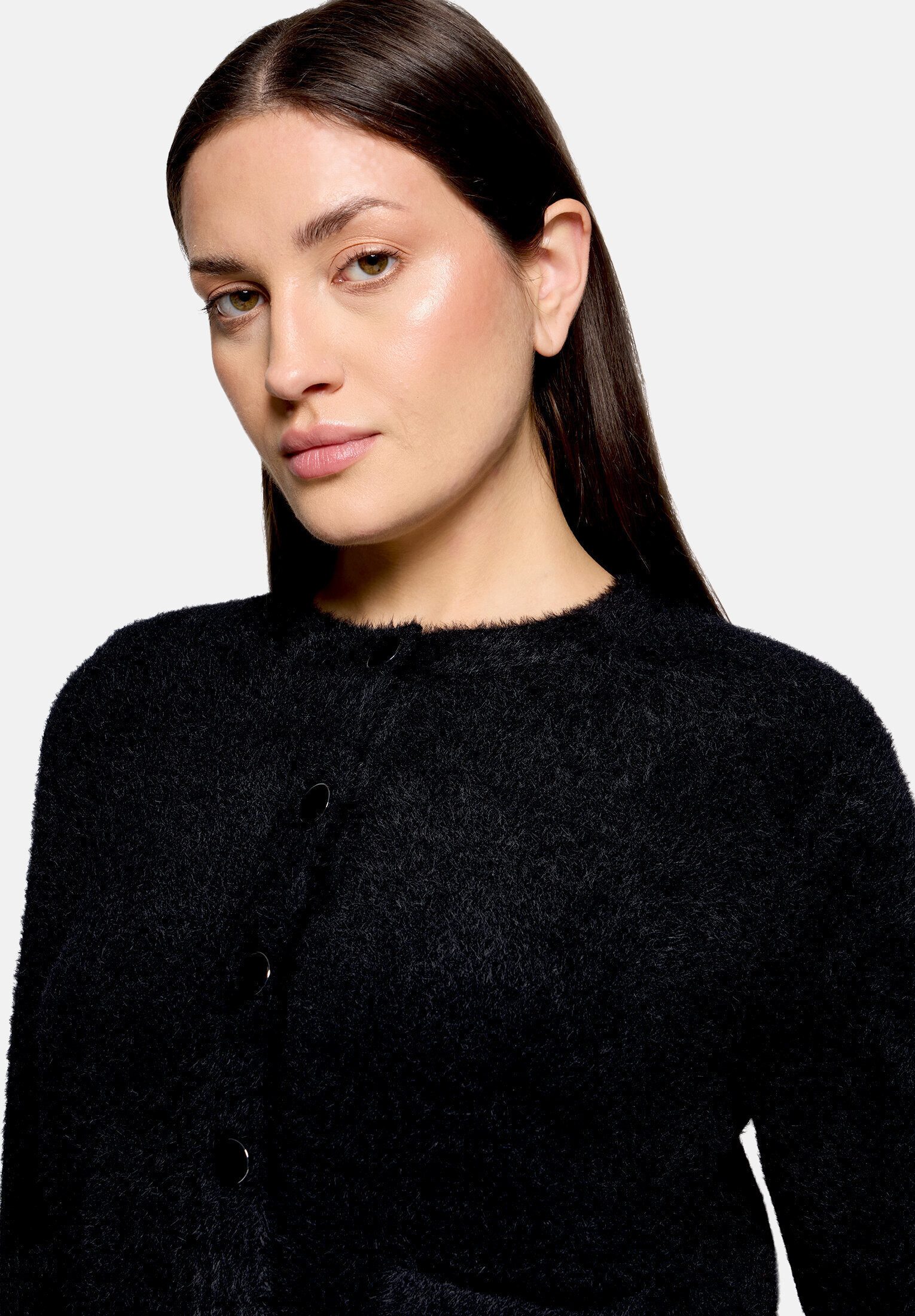 Betty Barclay Strickjacke Damen mit aufgesetzten Taschen (1-tlg)