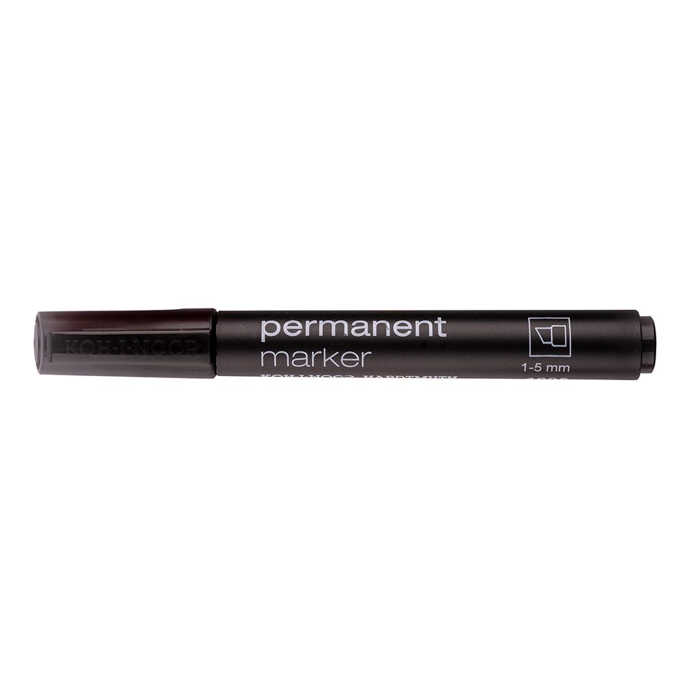 KOH-I-NOOR Marker KOH Marker Permanent Keilspitze 1-5 mm schwarz