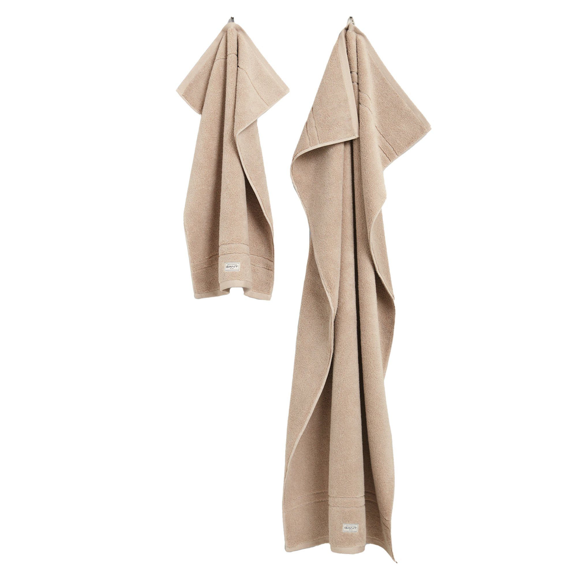 Gant Handtuch Unisex Handtuch 4er Pack Baumwolle Premium Towel, Frottier (Set, 4-St)