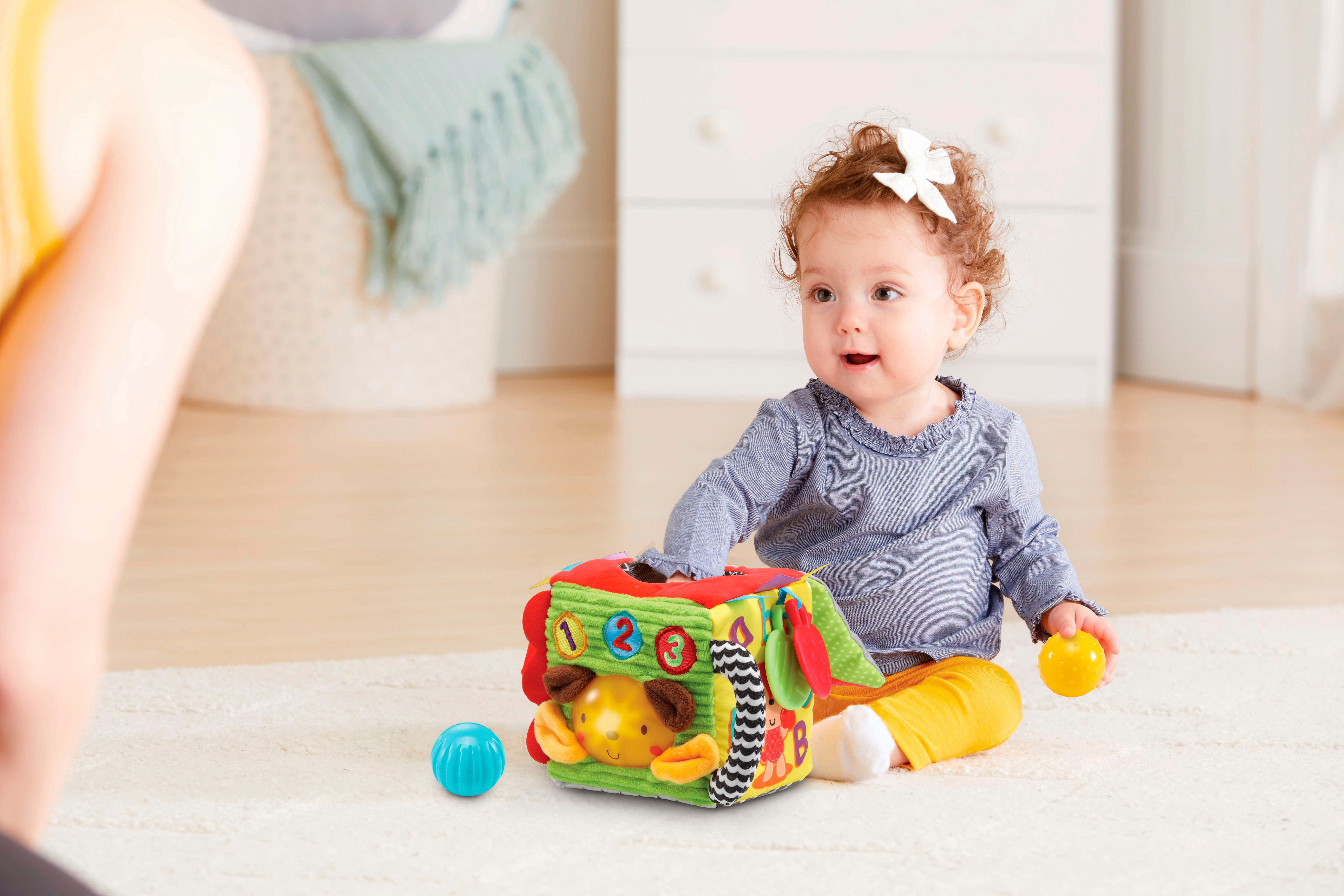 Vtech® Lernspielzeug 1-2-3 Kuschelwürfel – Bild 4 von 5