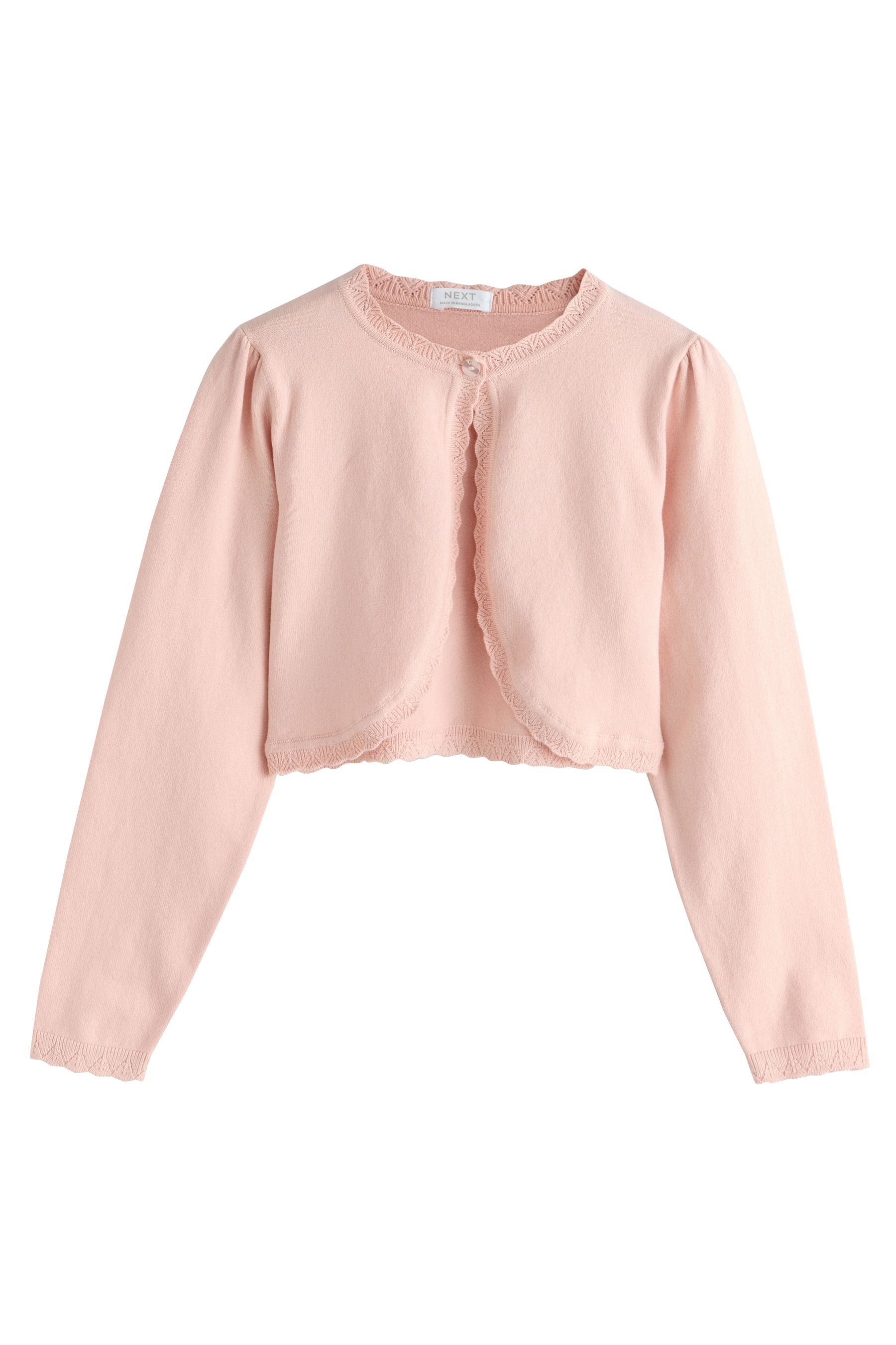 Next Strickjacke Kurze Strickjacke für besondere Anlässe (1-tlg)