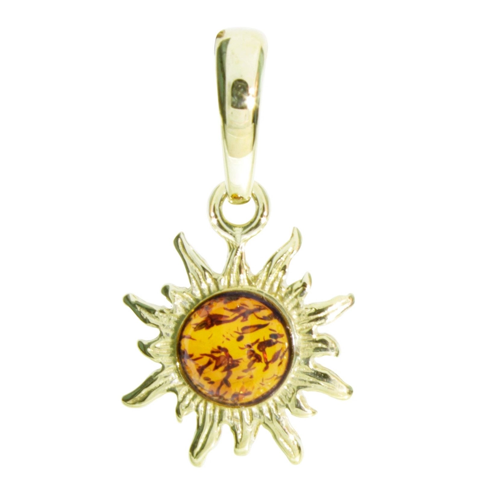 OSTSEE-SCHMUCK Kettenanhänger Ostsee-Schmuck Anhänger Sonne 14 günstig online kaufen
