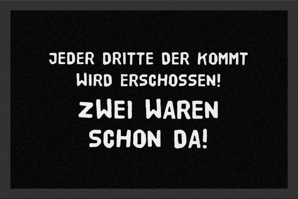 Fußmatte Fußmatte - Jeder Dritte