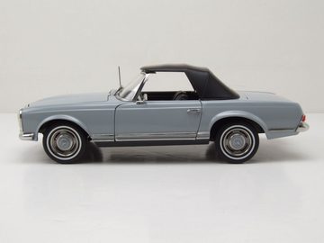 Norev Modellauto Mercedes 230 SL Pagode W113 1963 grau Modellauto 1:18 Norev, Maßstab 1:18