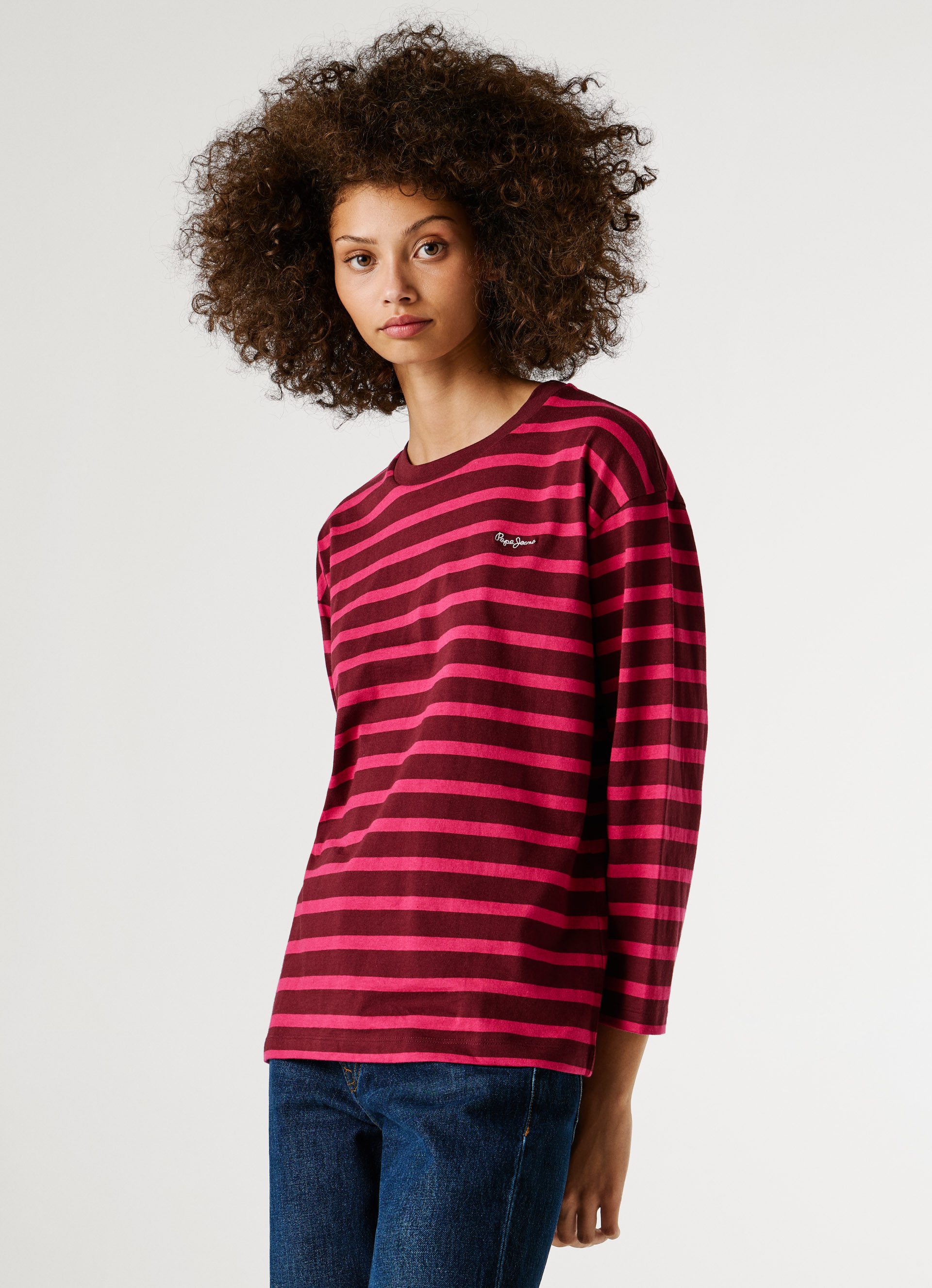 Pepe Jeans Langarmshirt BANILLA mit Rundhals