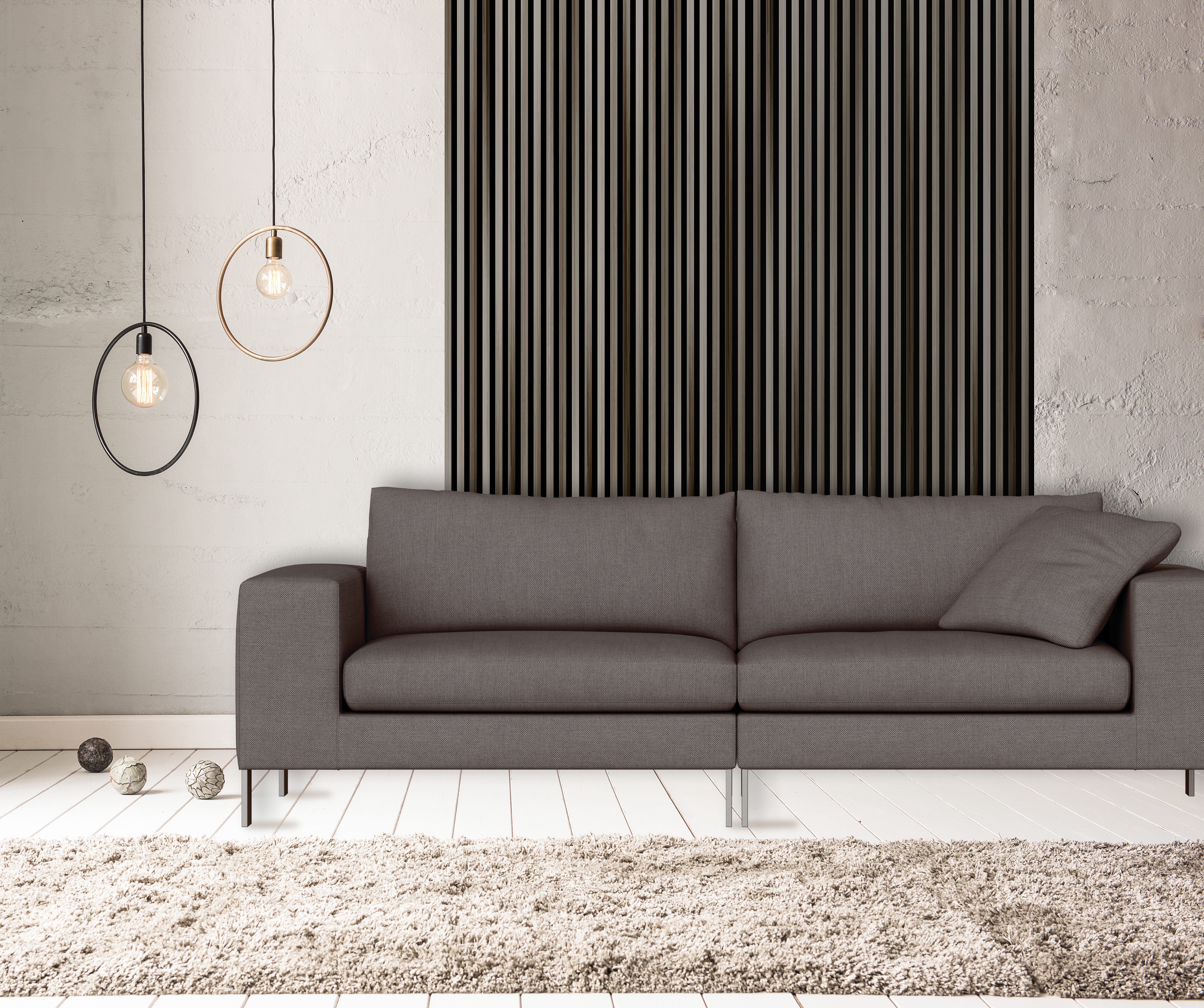 queence Fototapete Paneele in Holzoptik, glatt, 3D-Optik, Holz, bedruckt, clean, gestreift, seidenmatt, (1 St), Wandpaneele, selbstklebend, Tapete, Sticker, Wanddeko, Holzoptik