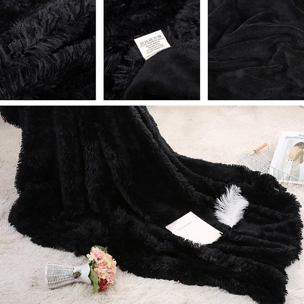 Wohndecke Kuscheldecke Flauschig,Ultraweiche Fleecedecke Leichte Warme Sofadecke, TUWENA, Wohn Kuscheldecke, Gemütliche Couchdecke, Atmungsaktiv & Pflegeleicht