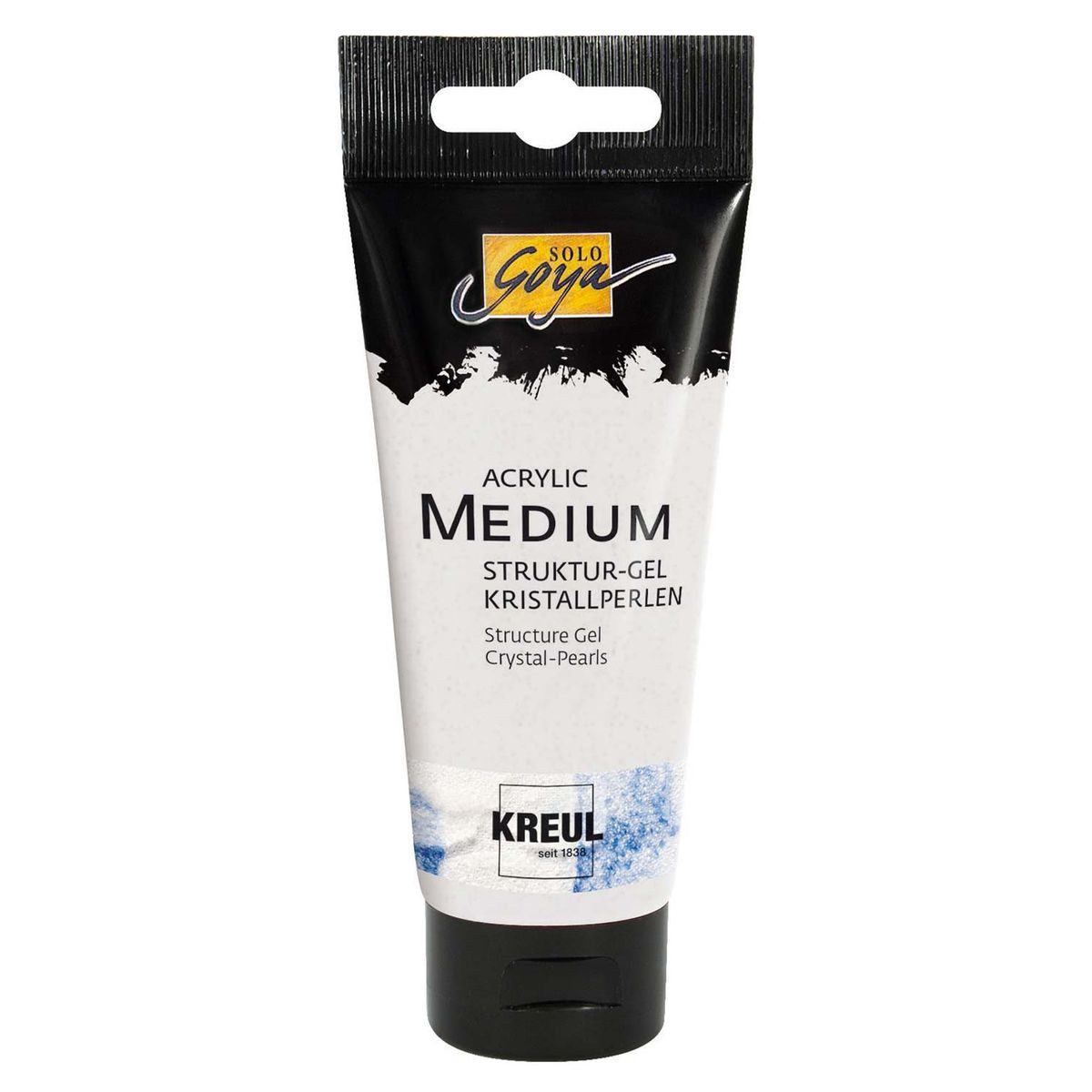 Strukturpaste KREUL Acryl Struktur Paste SOLO Goya Medium kristallperlen 100ml Tube