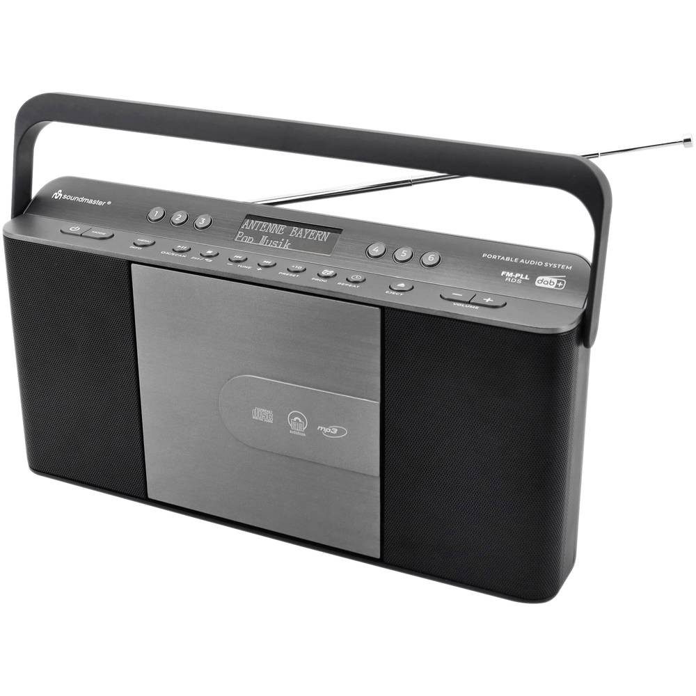 Soundmaster DAB+/UKW Radio mit CD/MP3 RCD1870SW Radio