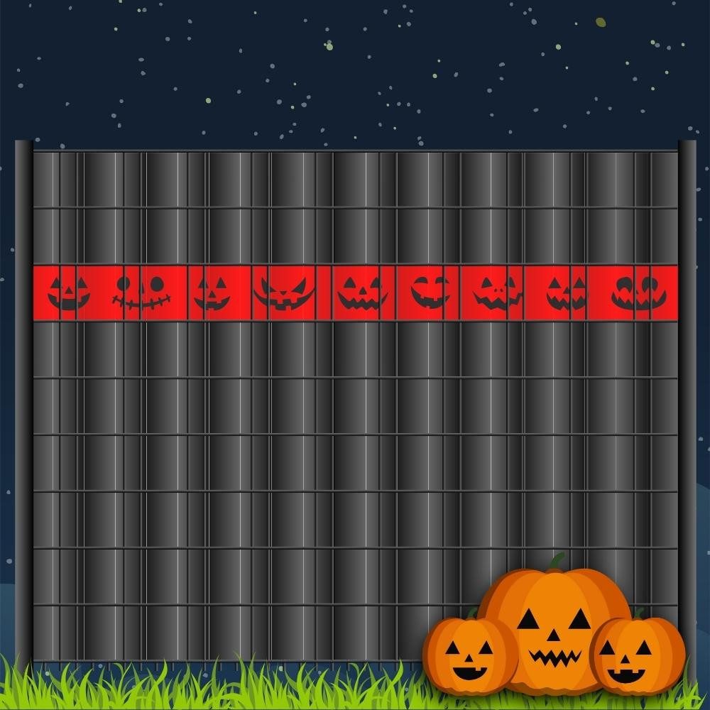 zaunzu Sichtschutzstreifen Halloween "Jack O" – günstig online kaufen