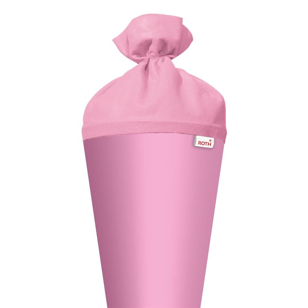 Roth Schultüte Basteltüte rosa, Basteltüte/70 cm rund rosa, Roth-Spitze, Zuckertüte