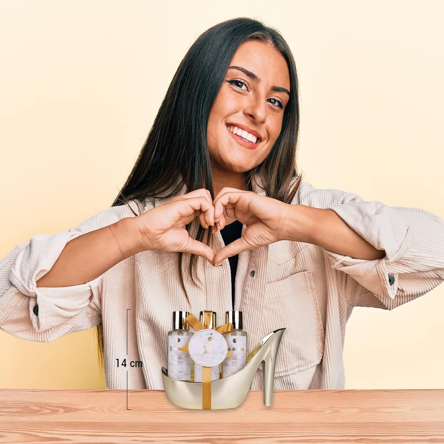 ACCENTRA Pflege-Geschenkset Marble, stilvollen Plastikschuh verpackt