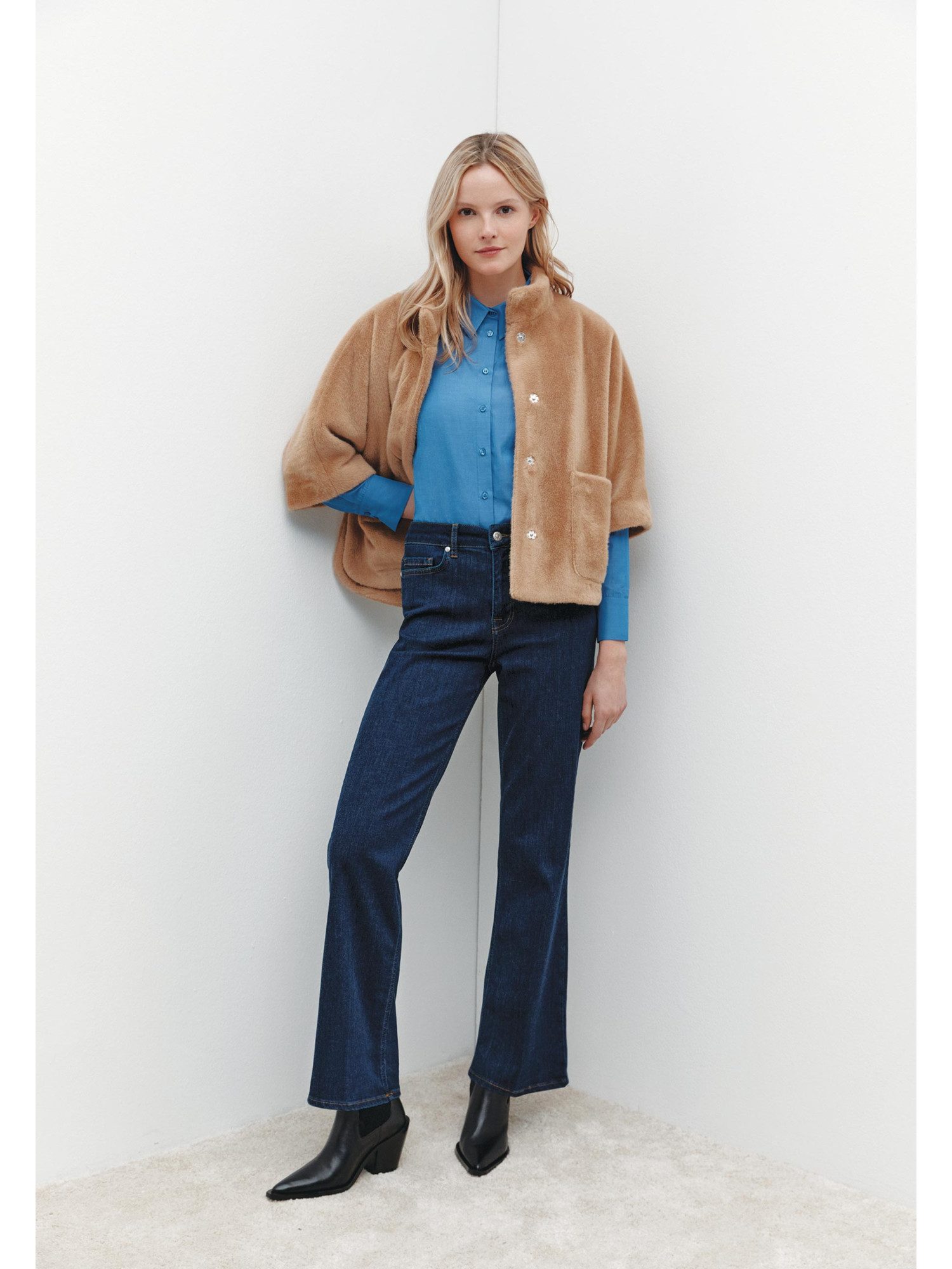 MORE&MORE Blouson kuschelweiche Kunstfell-Jacke günstig online kaufen