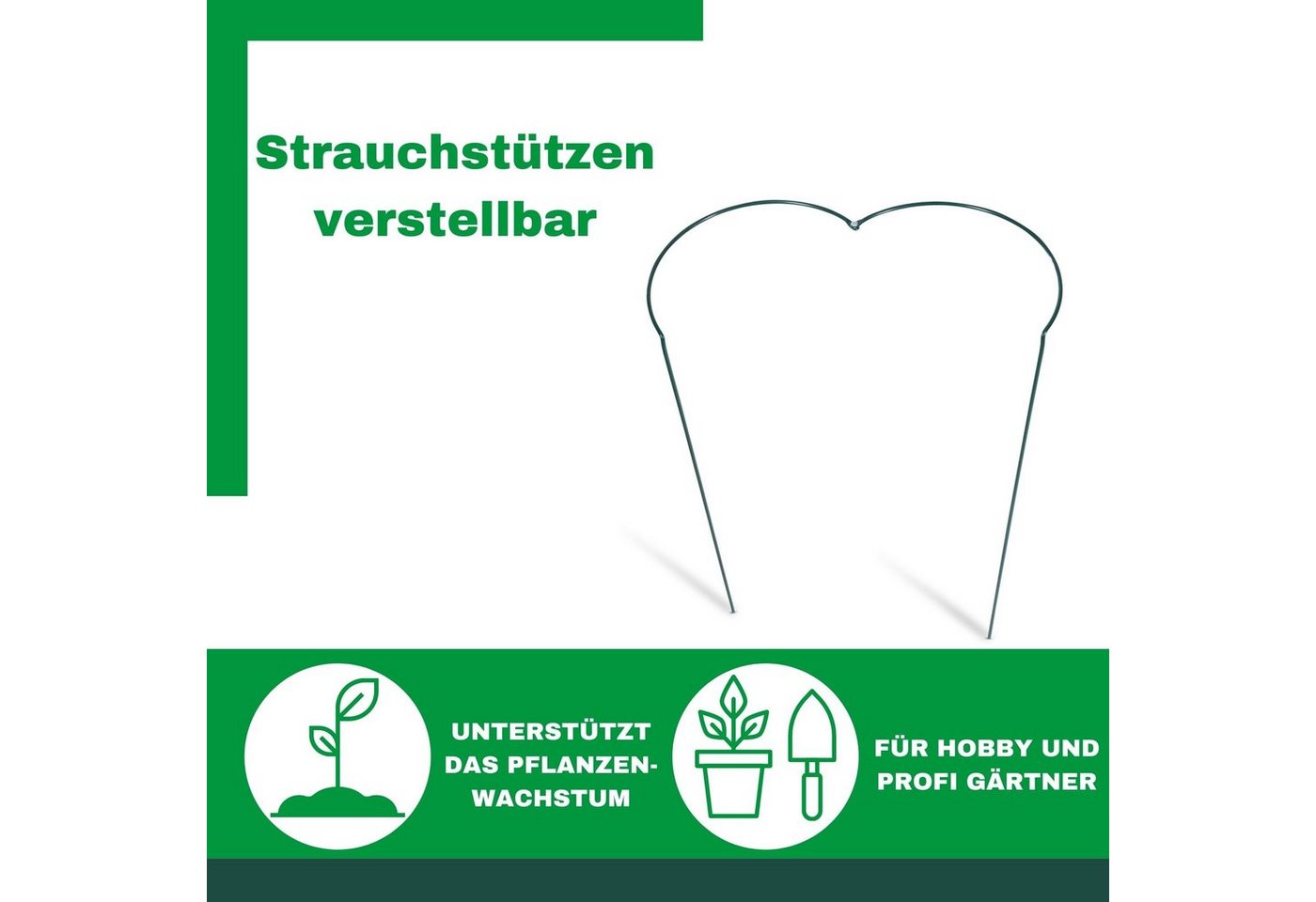 Thumbnail - Novatool Rankhilfe - Spar-Set, 10 St., wetterfest, ganzjährig einsetzbar, für Innen- & Außenbreich