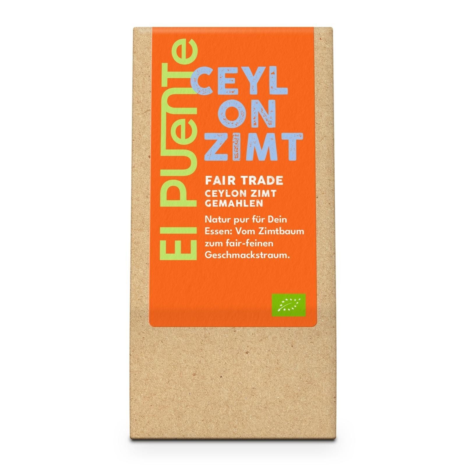 El Puente Gewürz Bio-Ceylon Zimt gemahlen, Fair Trade, Vegan, Bio, Glutenfrei, Fair Trade