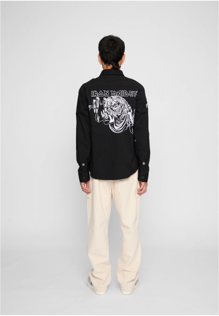 Brandit Kapuzenpullover Iron Maiden Vintage Shirt long sleeve Eddy Hemd Herren