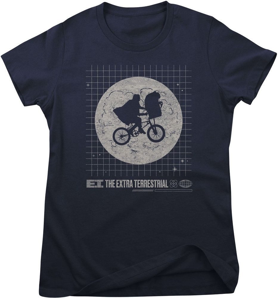 E.T. T-Shirt E.T. Washed Grid Girly Tee