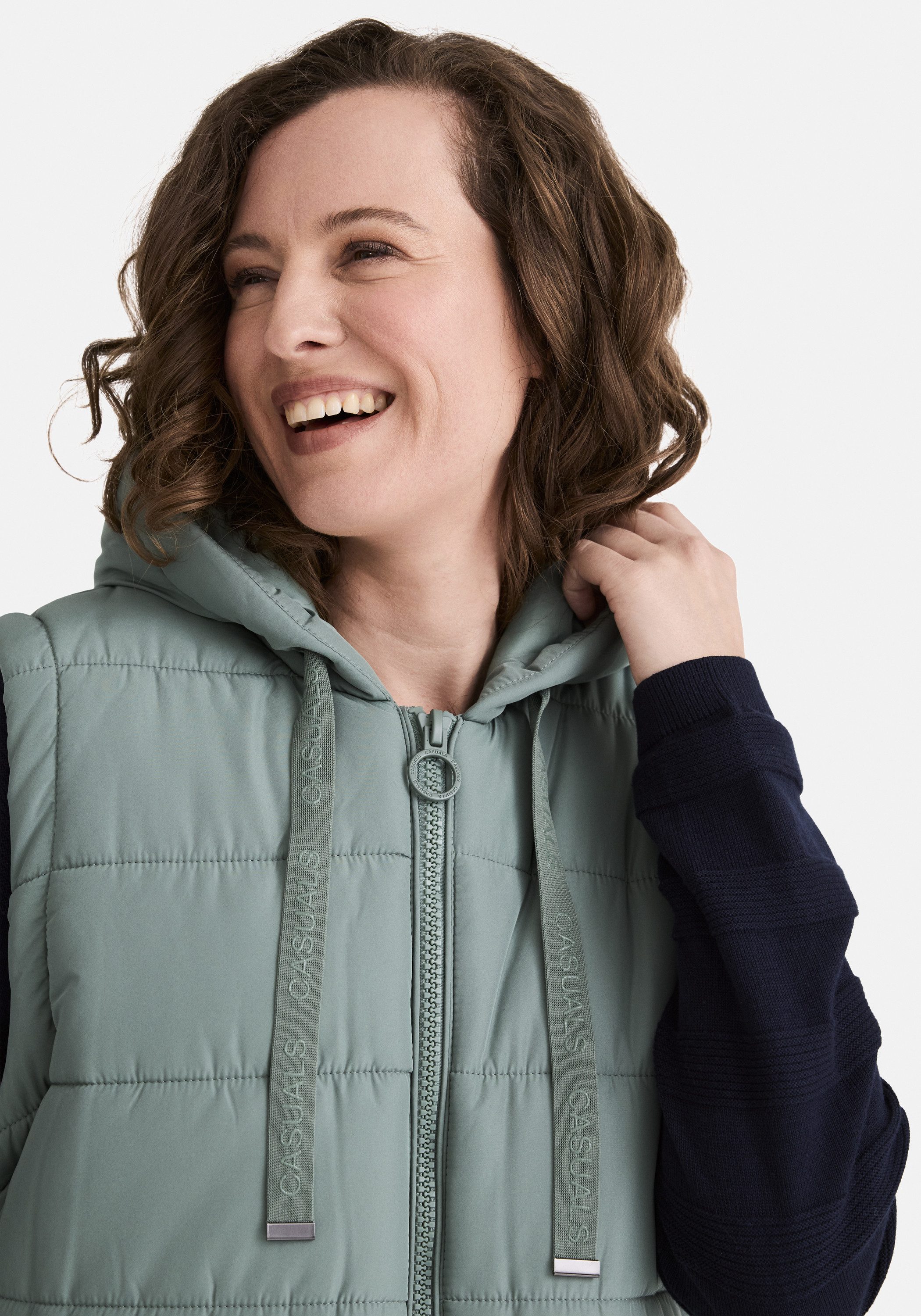 STOOKER WOMEN Steppweste WANDA mit Kapuze Steppweste Steppweste figurumspielend für Damen