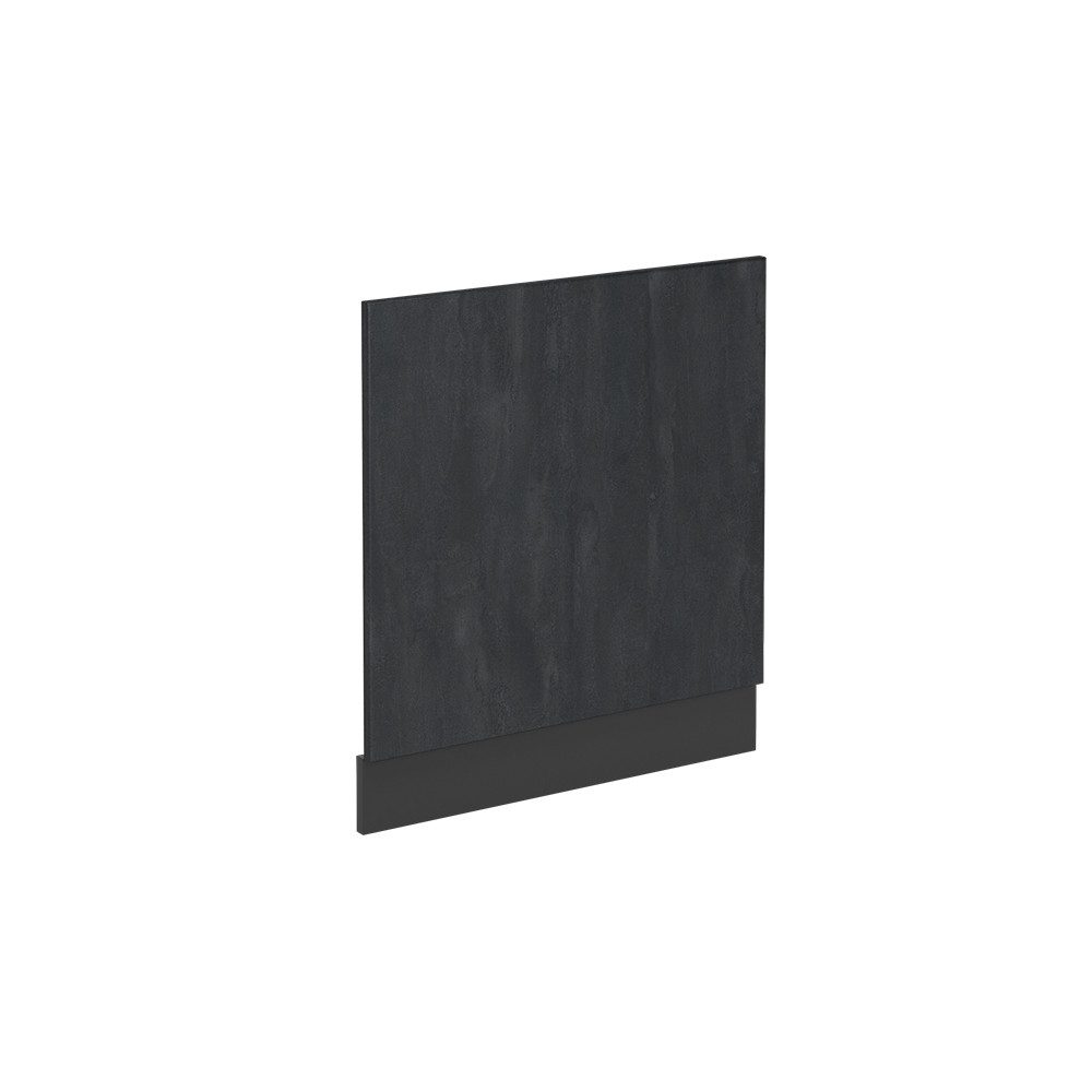 Vicco Frontblende R-Line, Schwarz Beton/Anthrazit, 60 cm ohne Arbeitsplatte (1 St)