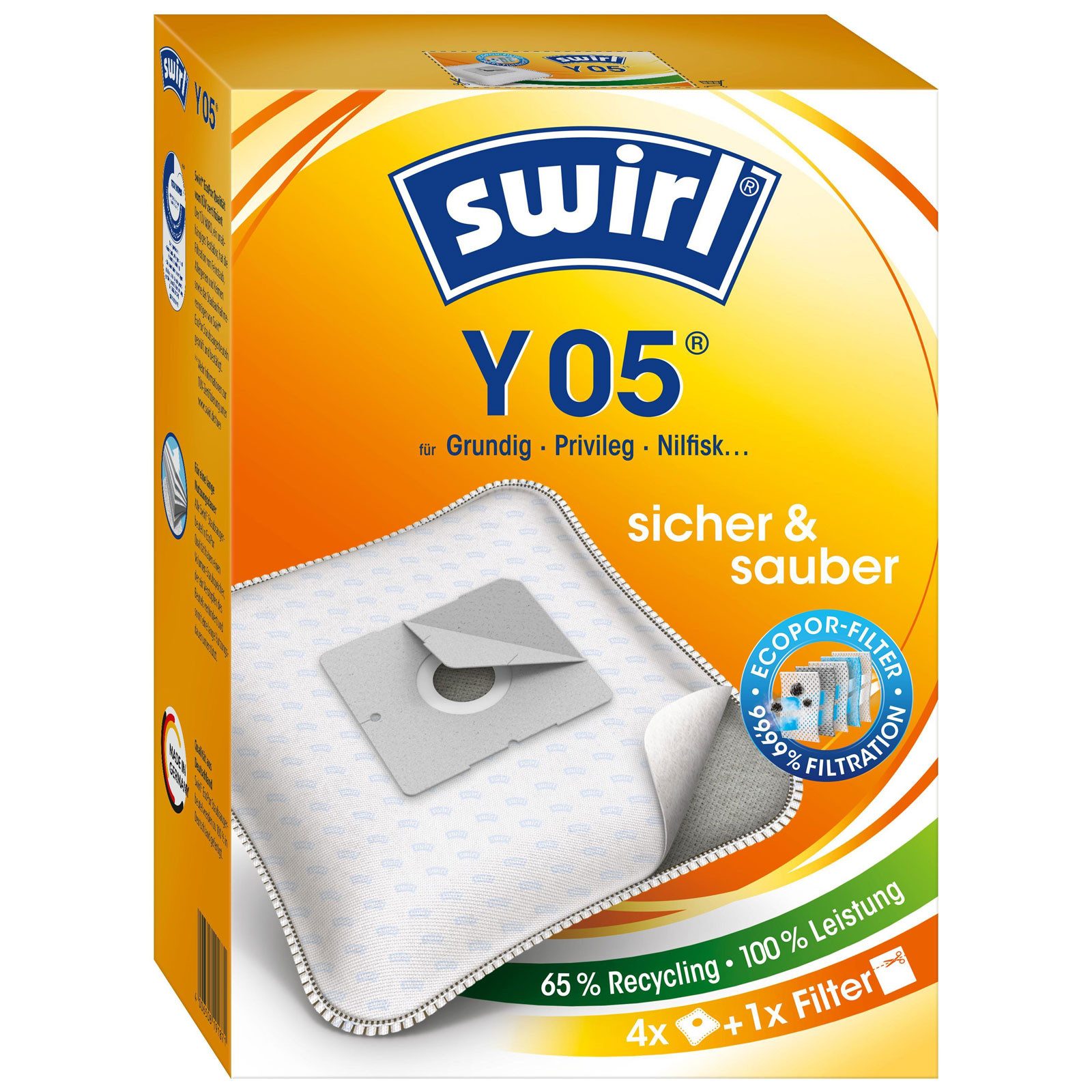 Swirl Staubsaugerbeutel
