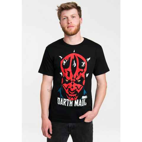 LOGOSHIRT T-Shirt Darth Maul - Krieg der Sterne mit Star Wars-Print