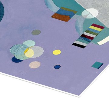 Posterlounge Poster Wassily Kandinsky, Violett Grün, Malerei