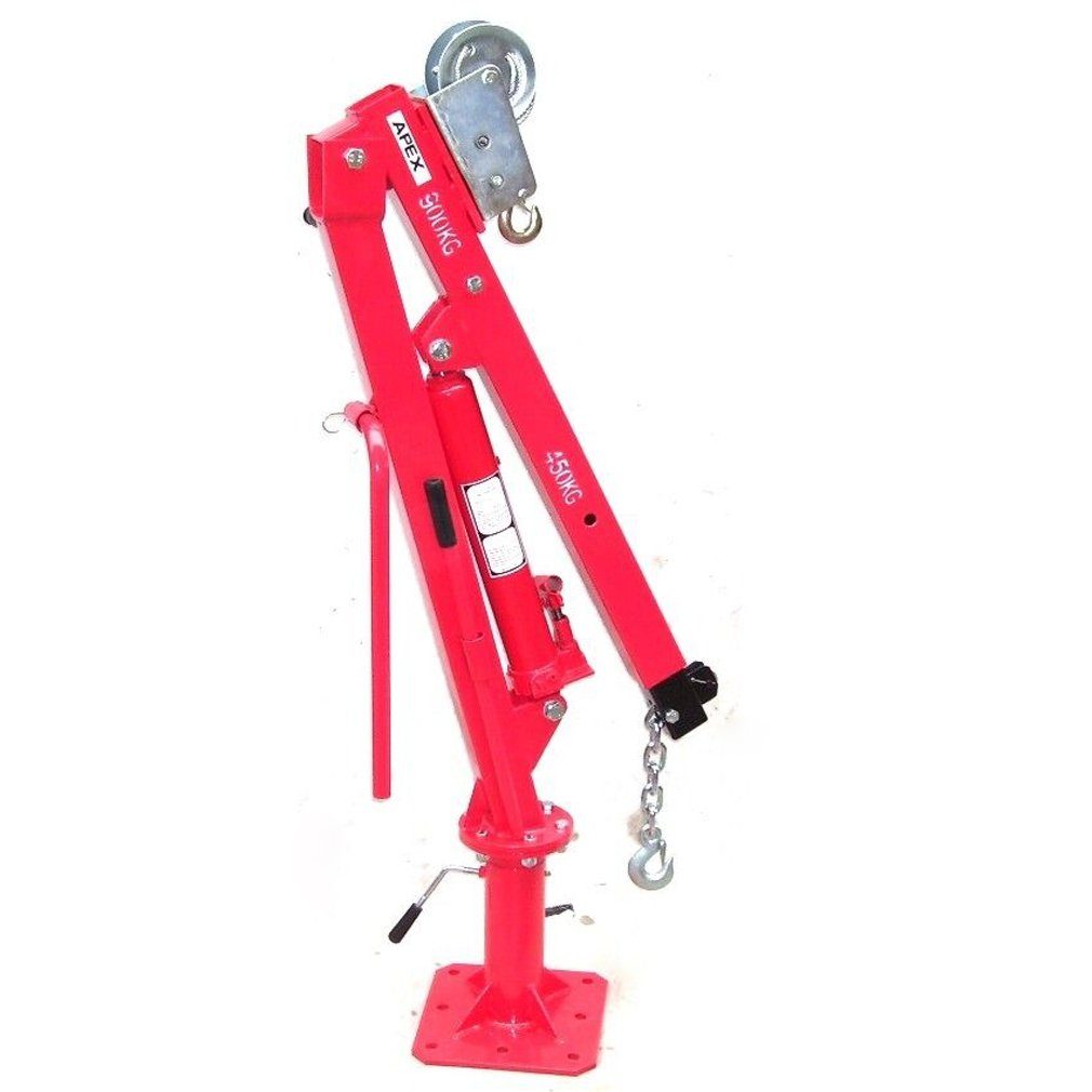Apex Werkstattkran Ladekran mit Seilwinde 900kg Pickup Kran 06157 Hebekran Schwenkkran