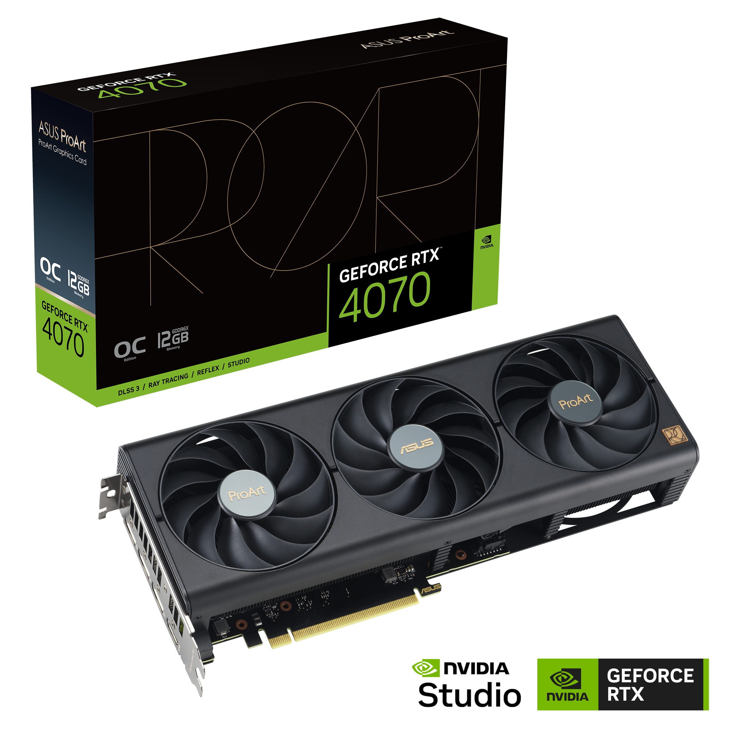 Asus PROART-RTX4070-O12G Grafikkarte (12 GB, GDDR6X)