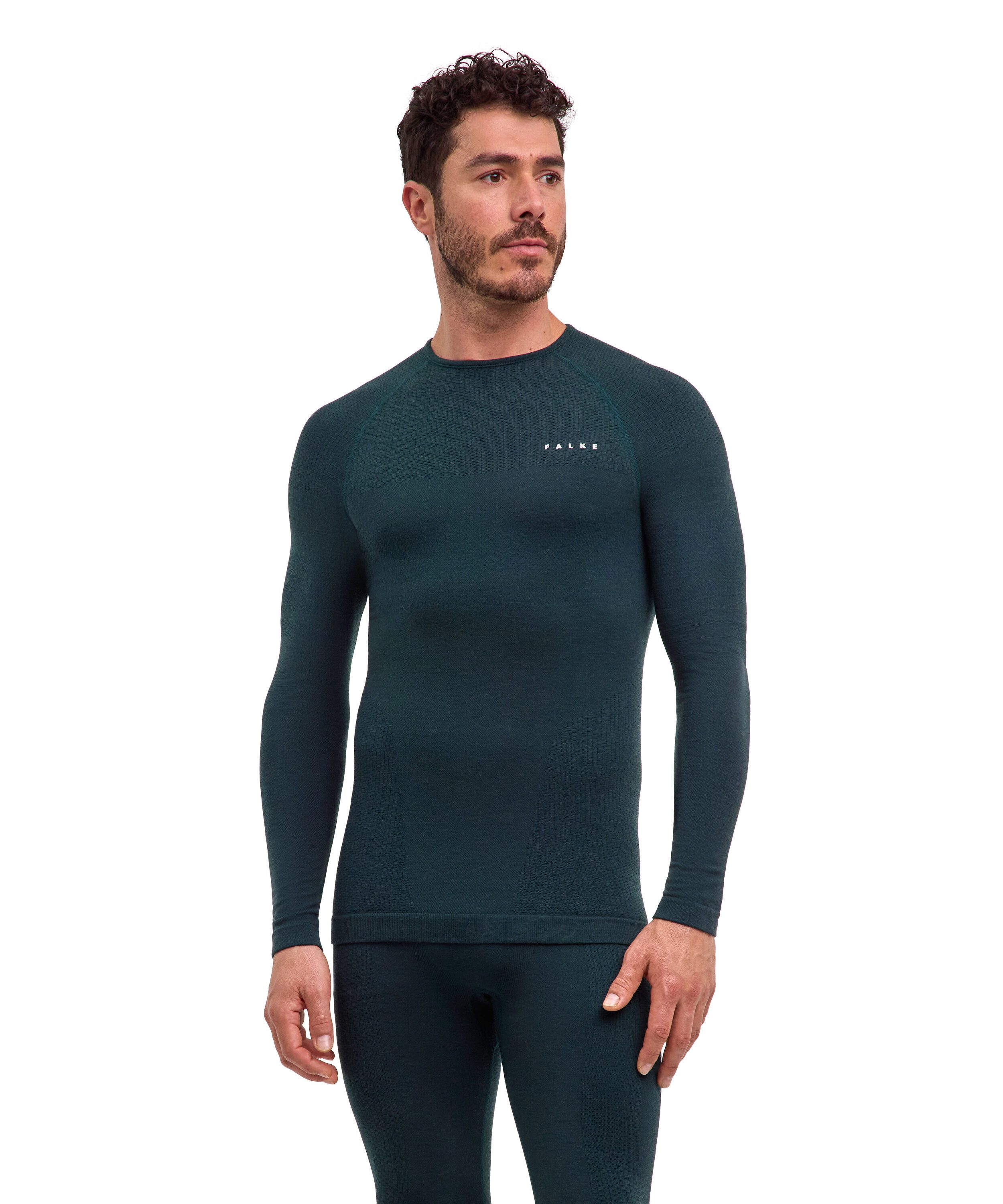 Funktionsshirt FALKE Langarmshirt Wool-Tech