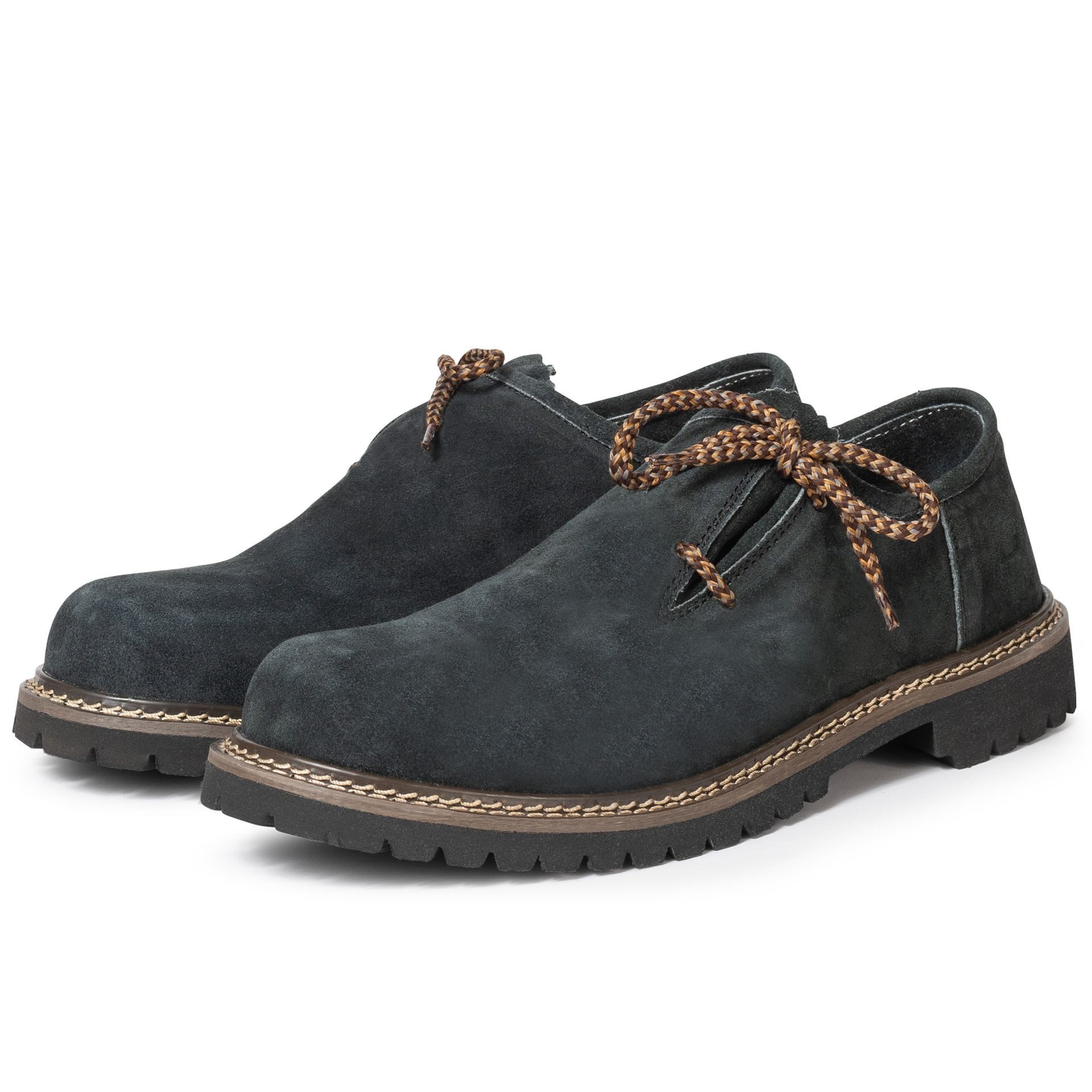 PAULGOS Trachtenschuhe Trachten Schuhe Haferl Schnürschuh 100% Echtleder Haferlschuh