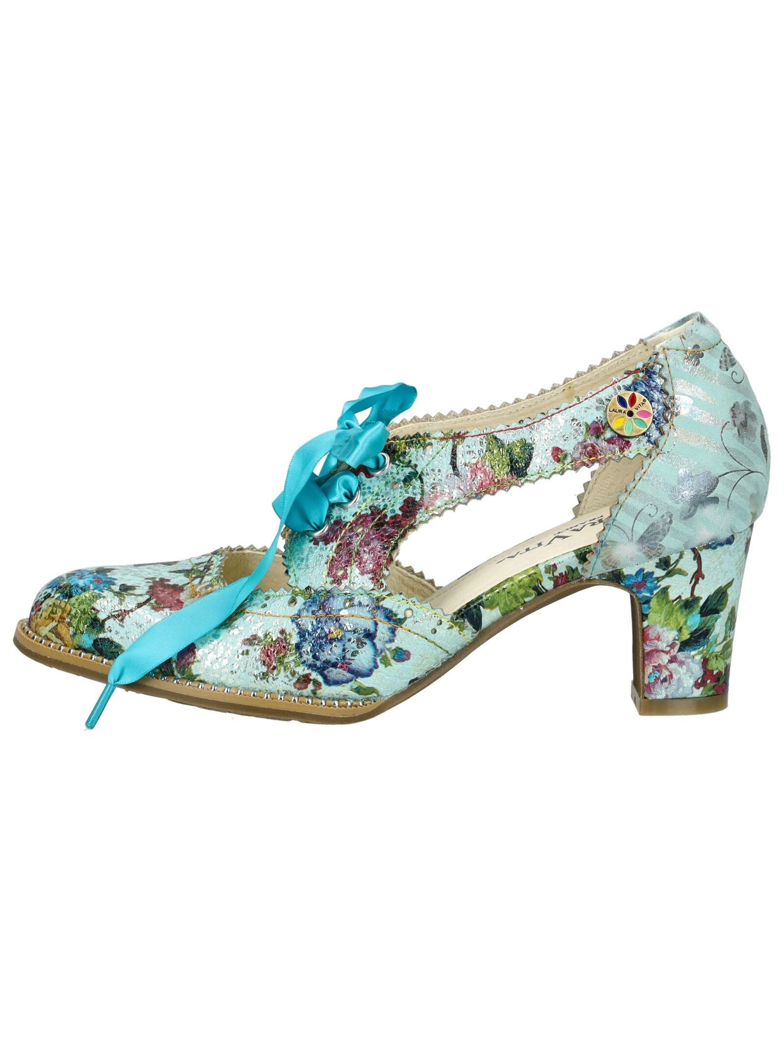 LAURA VITA Pumps Leder/Textil Pumps günstig online kaufen