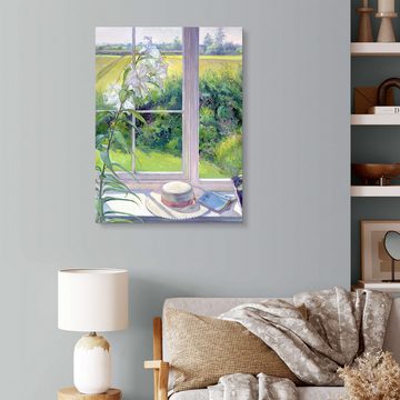 Posterlounge Forex-Bild Timothy Easton, Leseecke im Fenster (Detail), Landhausstil Malerei