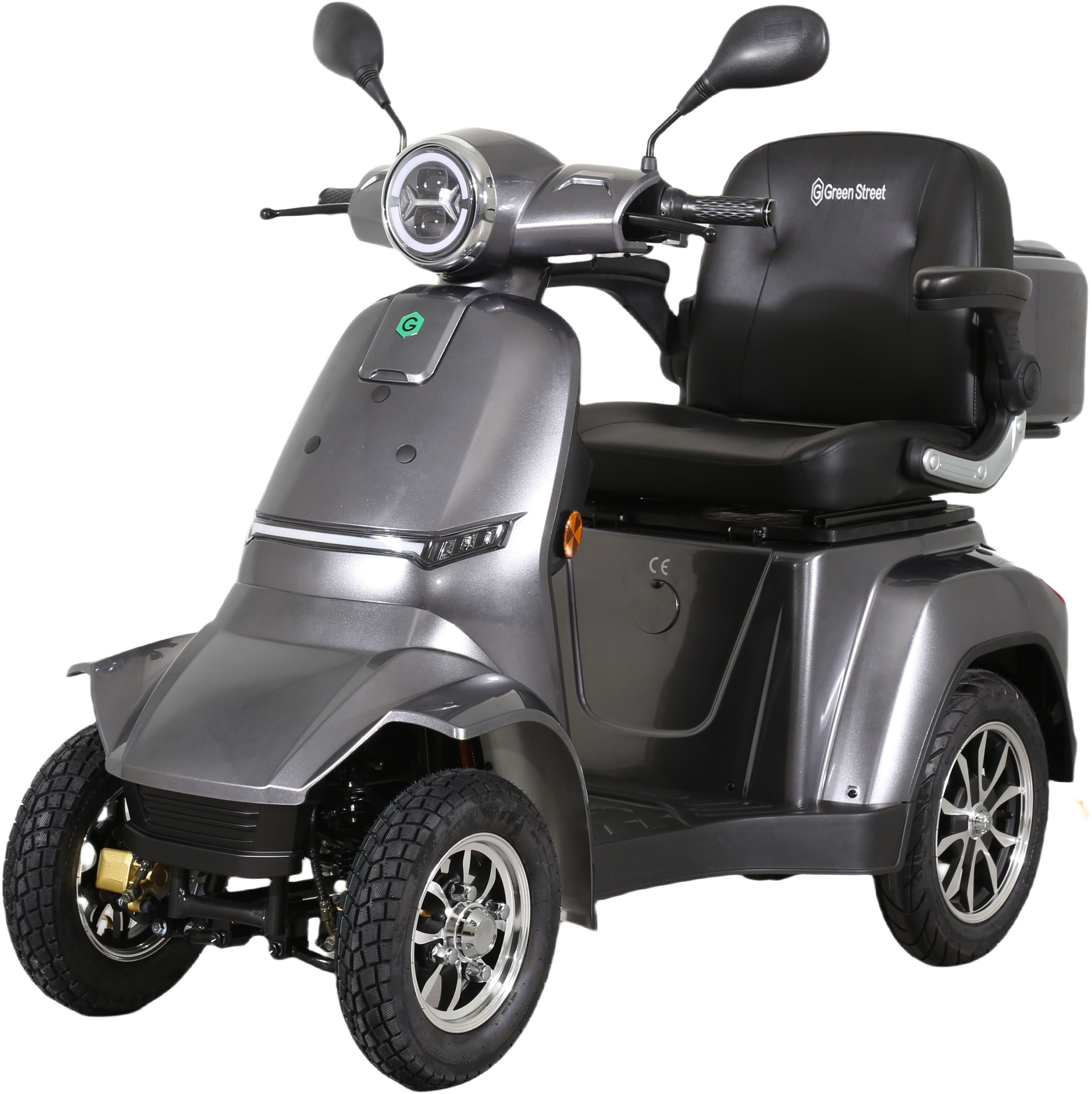 GreenStreet Elektromobil E-Mover Deluxe 1000 W 20 km/h Li-Ion-Akku inkl. Topcase, 1000 W, 20 km/h, inkl. Topcase