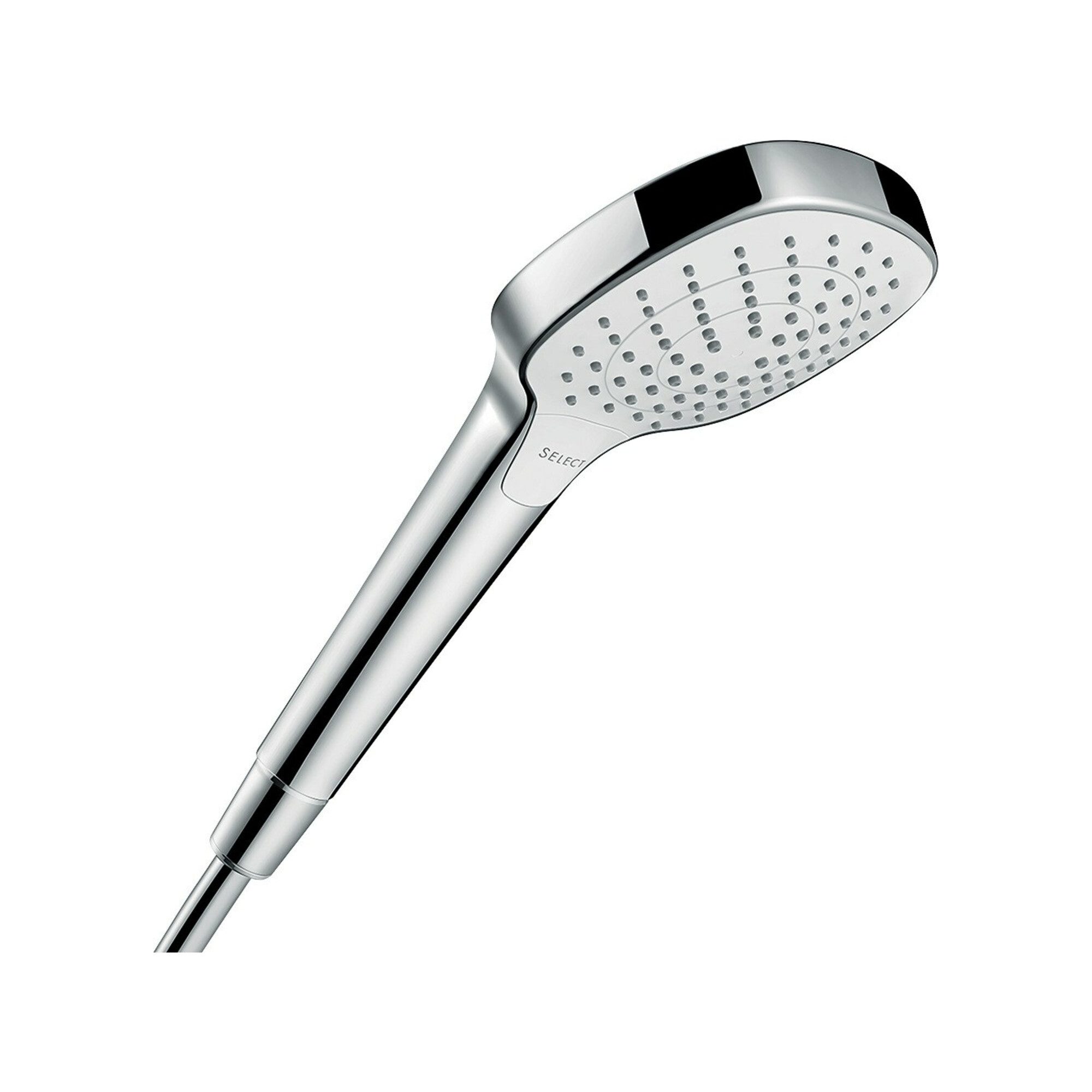 hansgrohe Badarmatur hansgrohe Handbrause Croma Select E Vario weiß/chrom