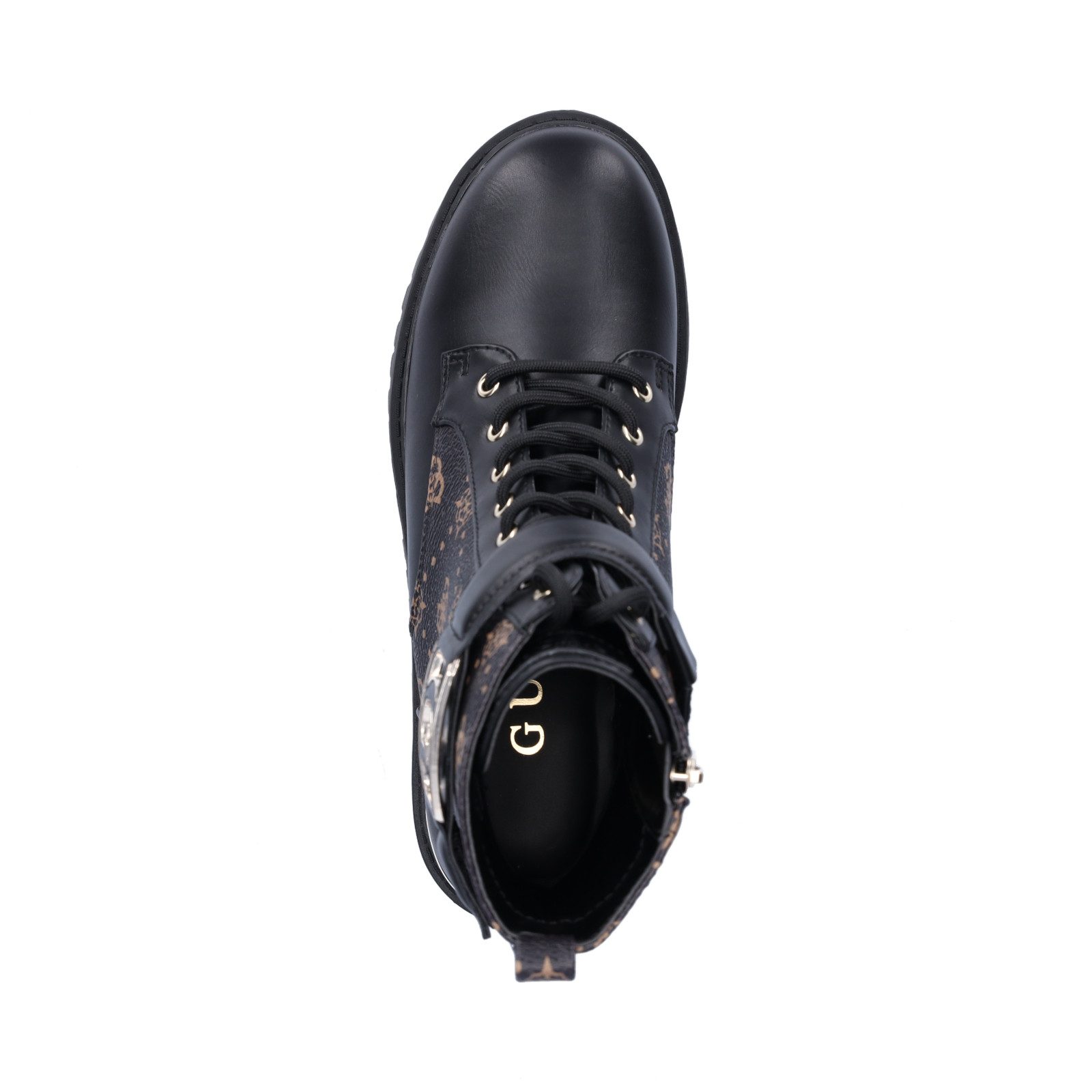 Guess Guess Damen Schnürboot Oranda schwarz braun Schnürboots